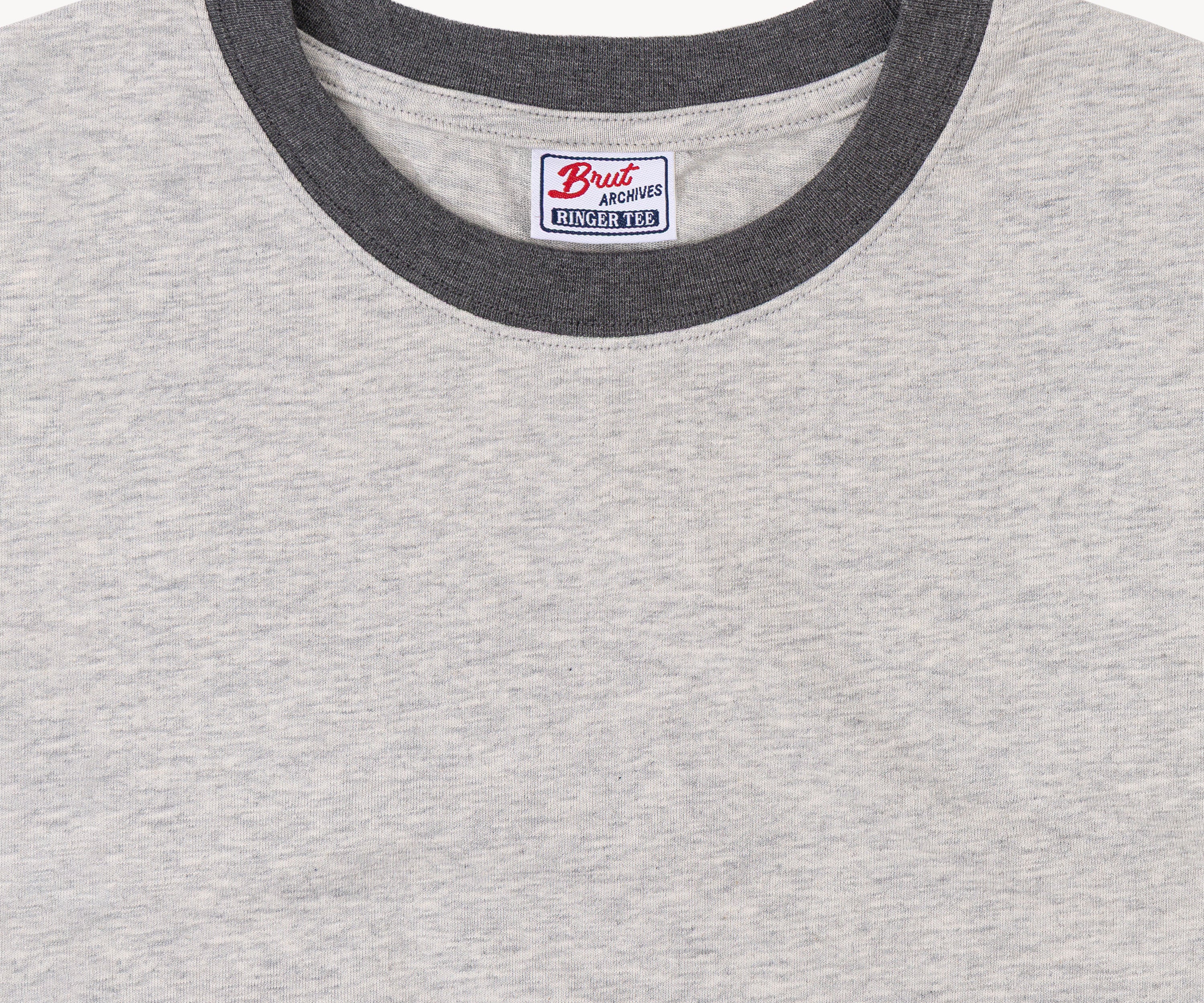 THE RINGER TEE T-Shirts X-SMALL / GREY - BRUT Clothing US