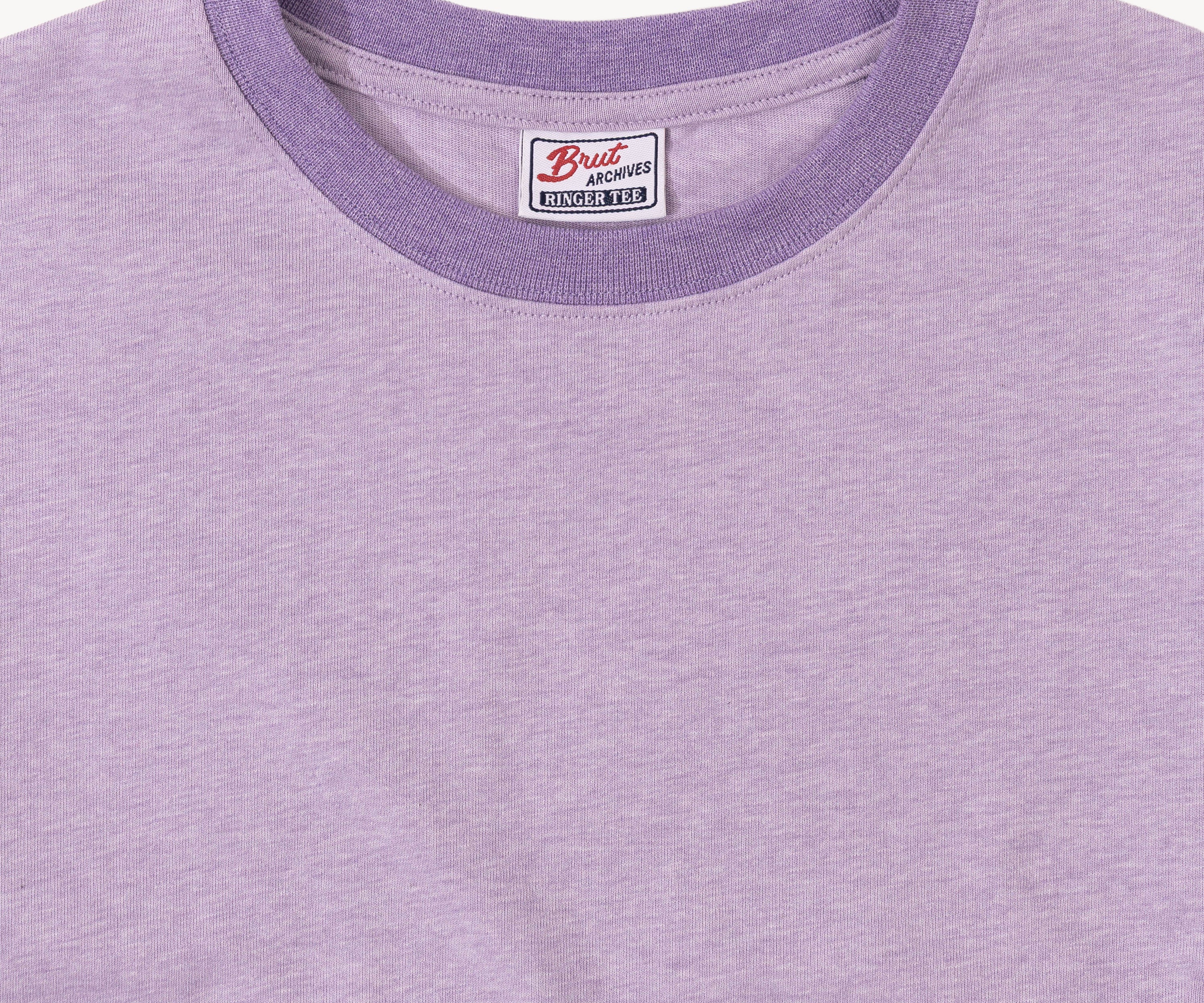 THE RINGER TEE T-Shirts X-SMALL / LIGHT PURPLE - BRUT Clothing US