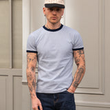 THE RINGER TEE T-Shirts X-SMALL / LIGHT BLUE - BRUT Clothing US