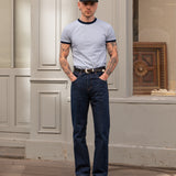 THE RINGER TEE T-Shirts X-SMALL / LIGHT BLUE - BRUT Clothing US