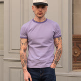 THE RINGER TEE T-Shirts X-SMALL / LIGHT PURPLE - BRUT Clothing US