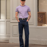 THE RINGER TEE T-Shirts X-SMALL / LIGHT PURPLE - BRUT Clothing US