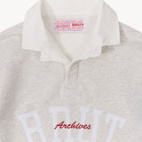 THE RUGBY POLO Knitwear X-SMALL / HEATHER GREY - BRUT Clothing US