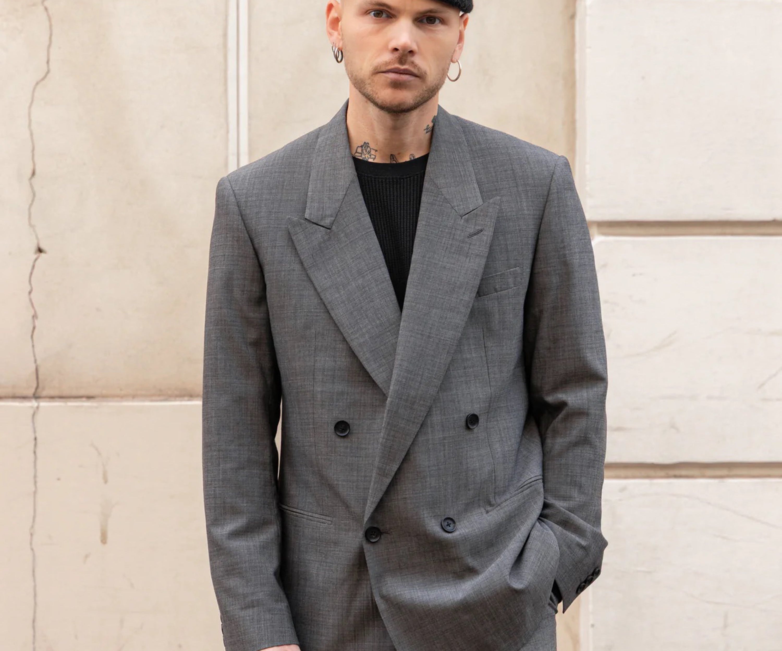 THE SALESMAN JACKET Coats & Jackets SMALL / GREY - BRUT Clothing US