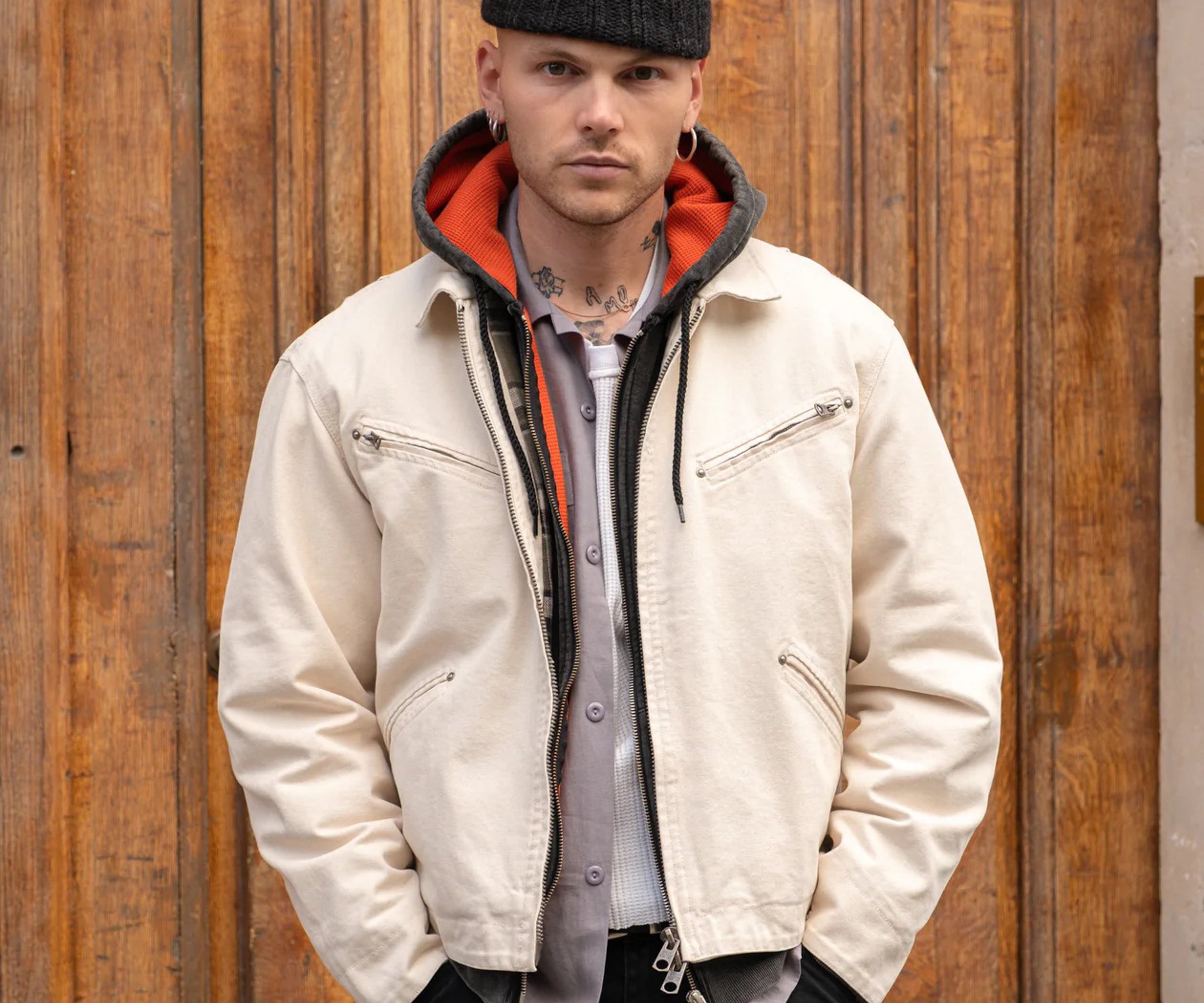 THE BEIRING JACKET Coats & Jackets X-SMALL / NATURAL - BRUT Clothing US