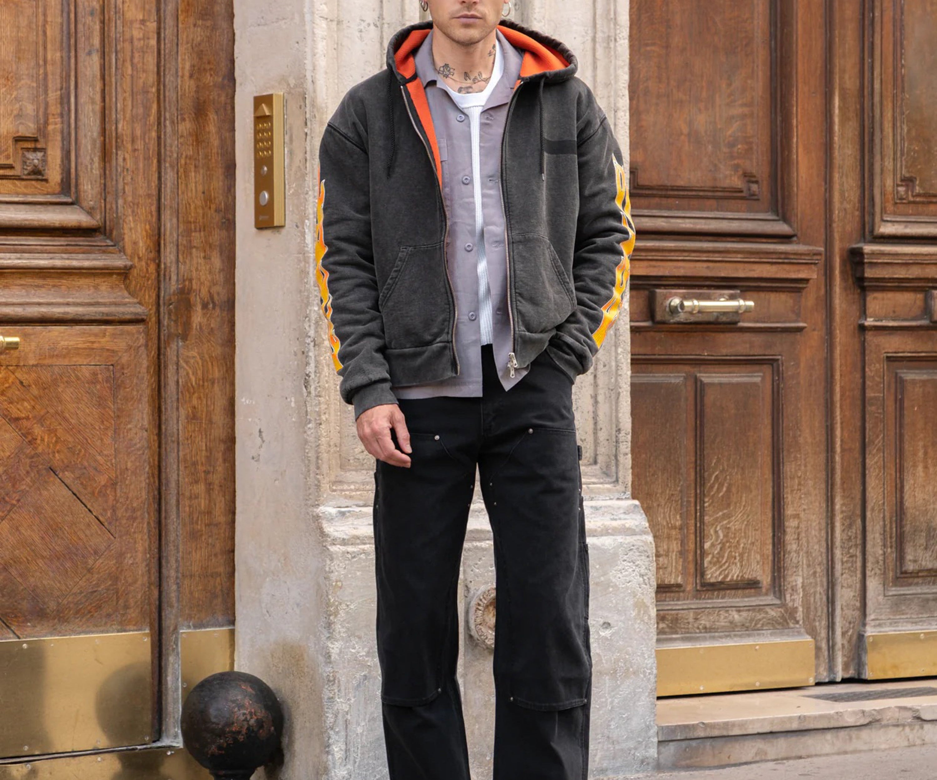 THE TILER WORK PANTS Pants US26 / BLACK - BRUT Clothing US