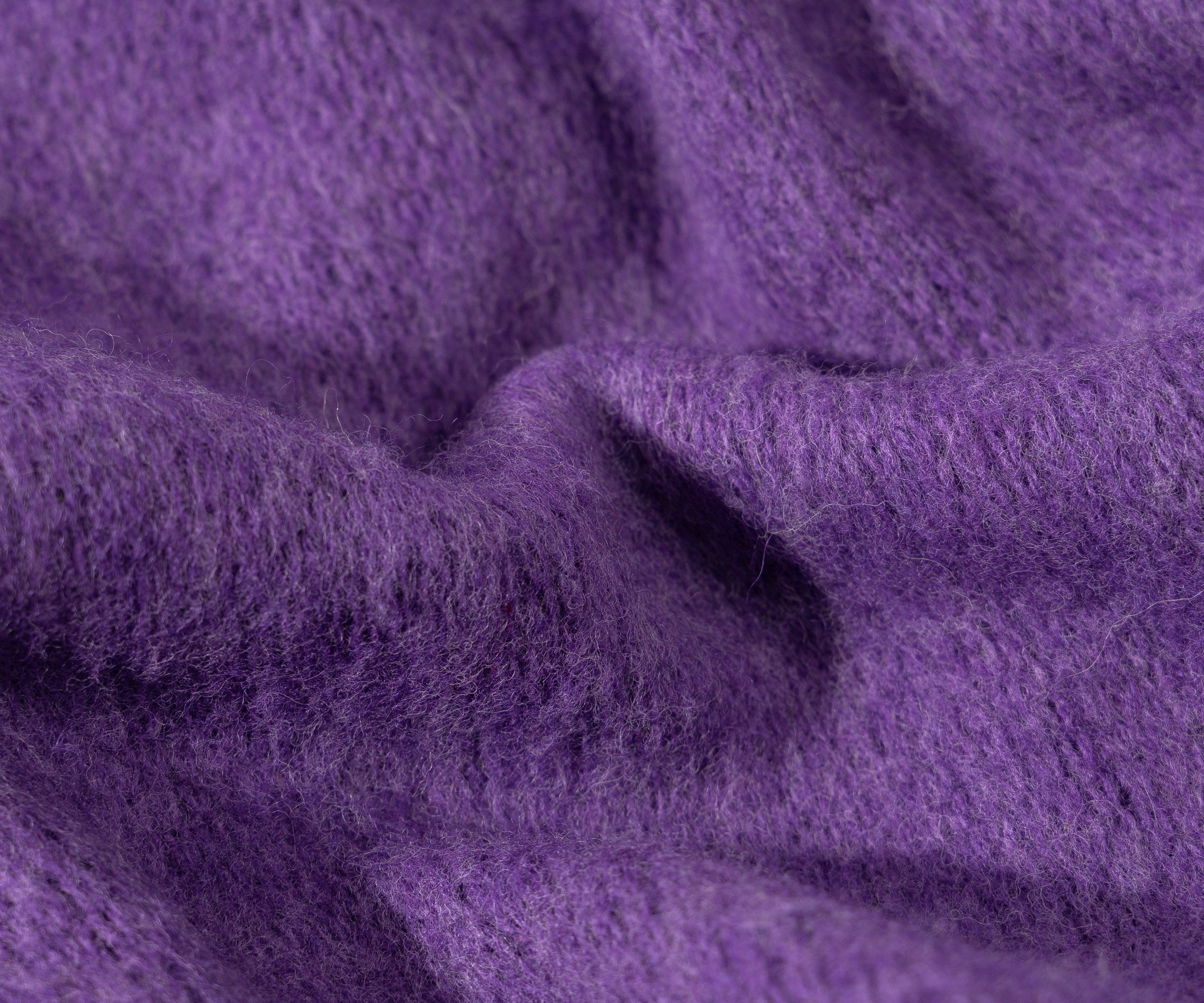 THE SHAGGY CARDIGAN Knitwear SMALL / PURPLE - BRUT Clothing US
