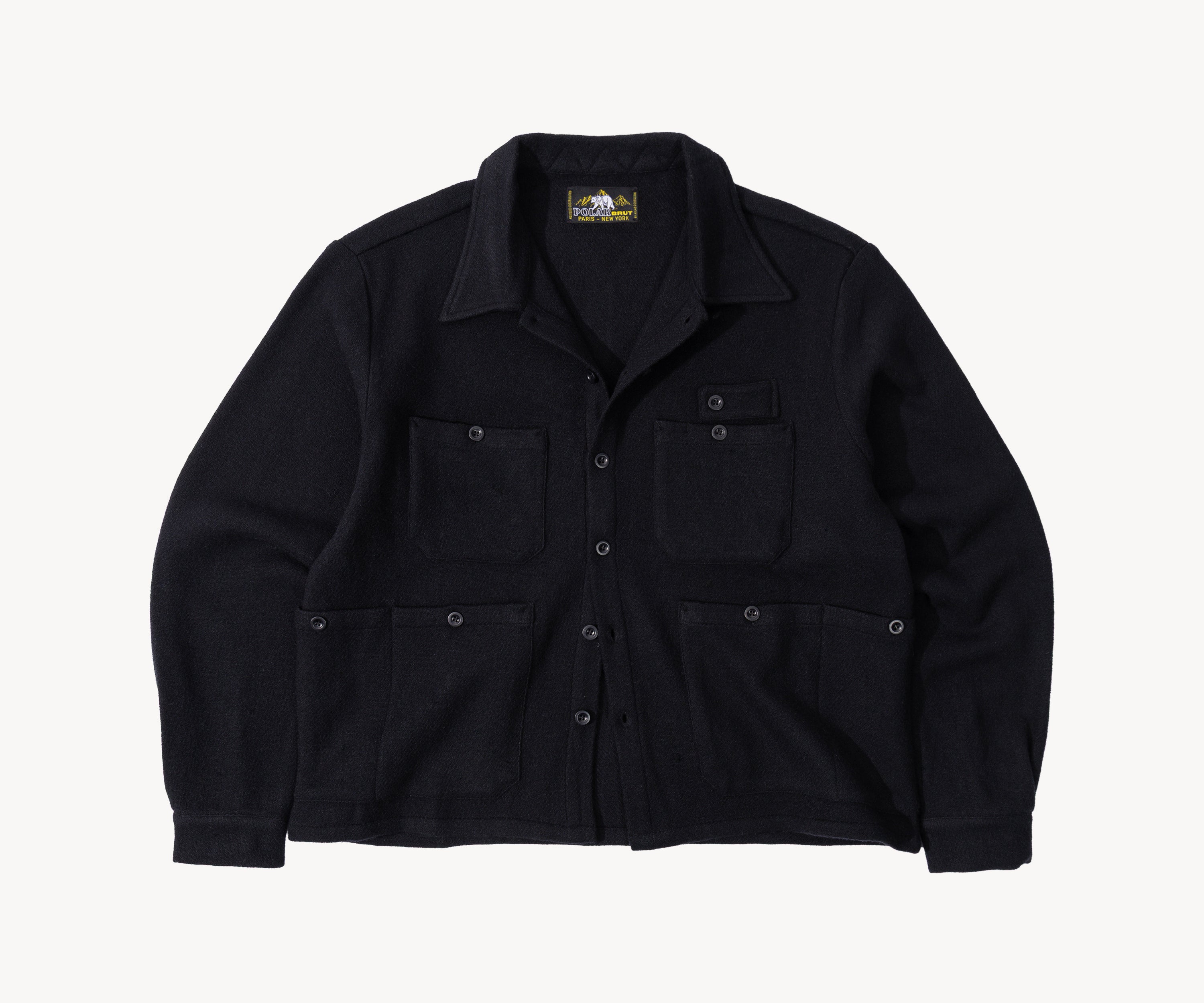 THE SIX POCKET OVERSHIRT Shirts X-SMALL / NAVY - BRUT Clothing US