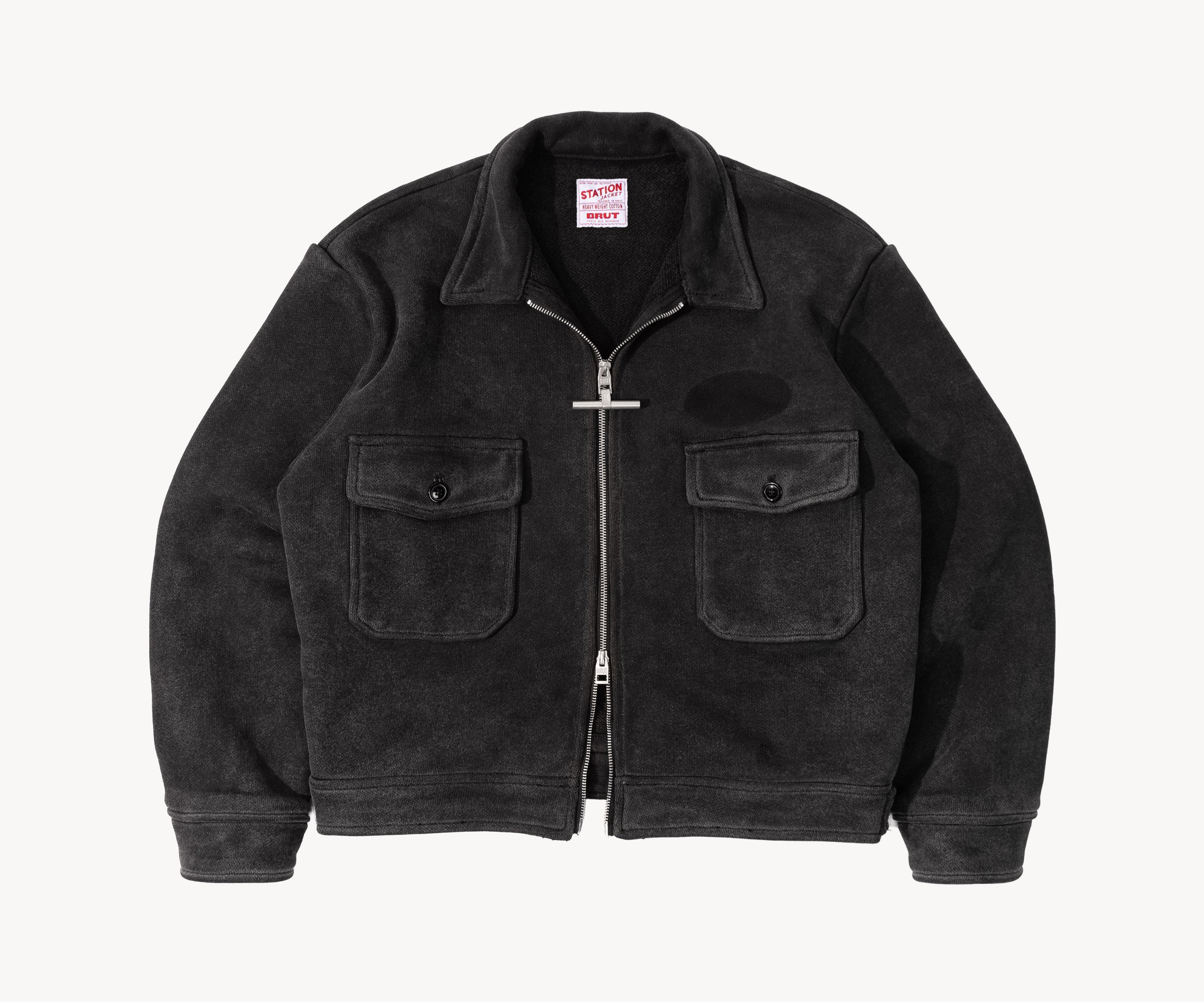 THE STATION JACKET Coats & Jackets X-SMALL / BLACK - BRUT Clothing US