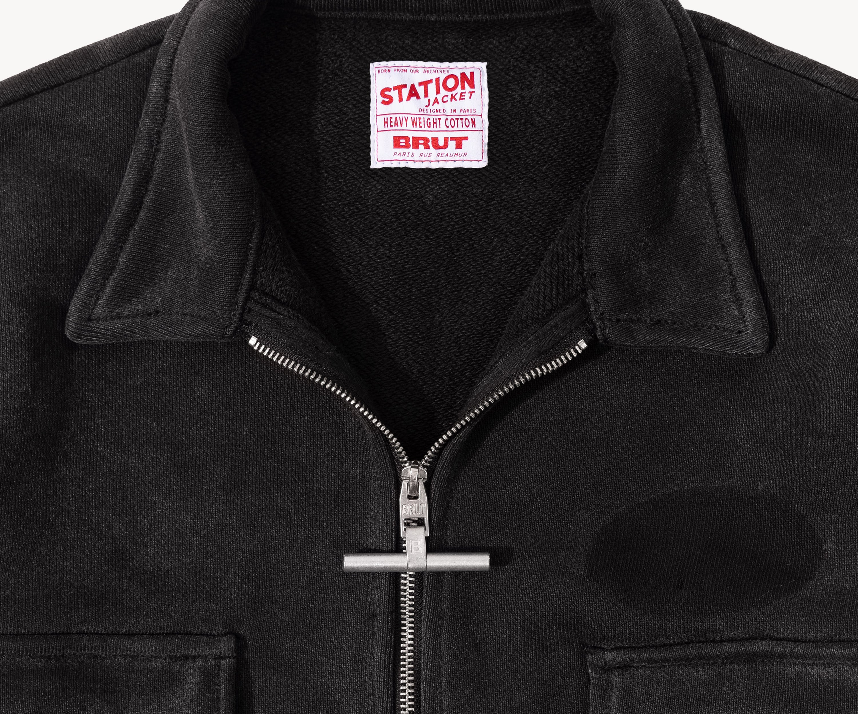 THE STATION JACKET Coats & Jackets X-SMALL / BLACK - BRUT Clothing US