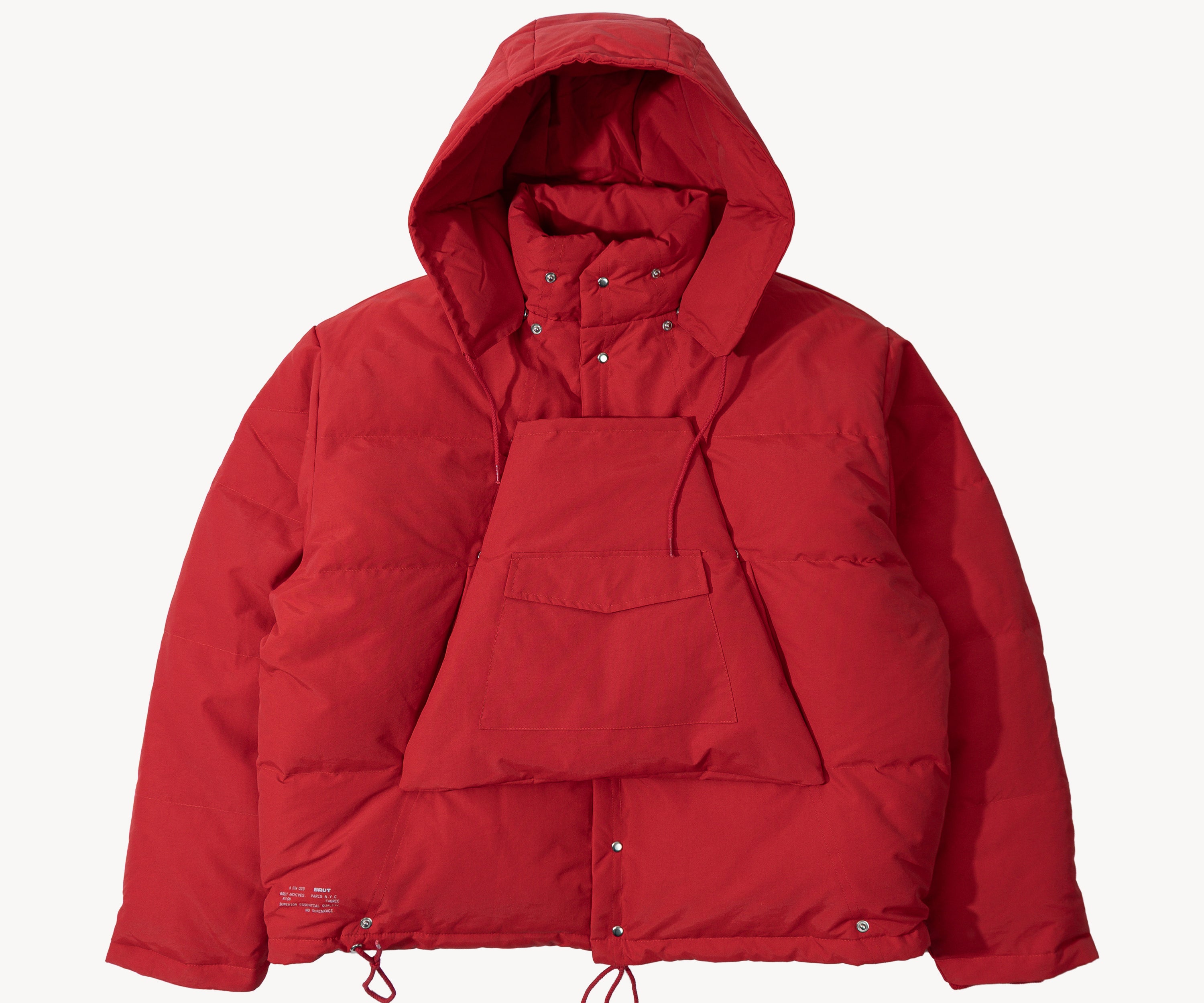 THE SUMMIT JACKET Coats & Jackets SMALL / RED - BRUT Clothing US