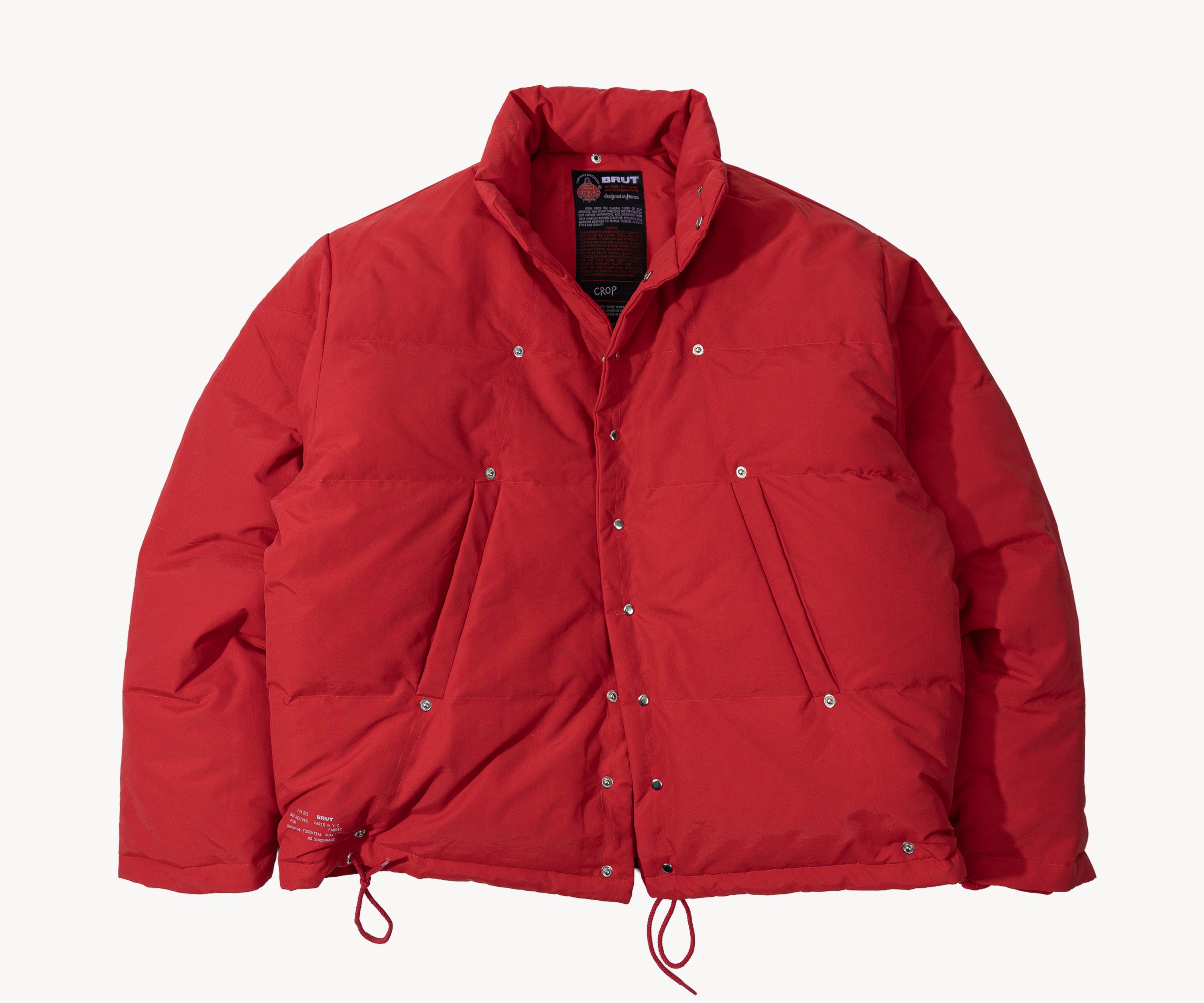 THE SUMMIT JACKET Coats & Jackets SMALL / RED - BRUT Clothing US