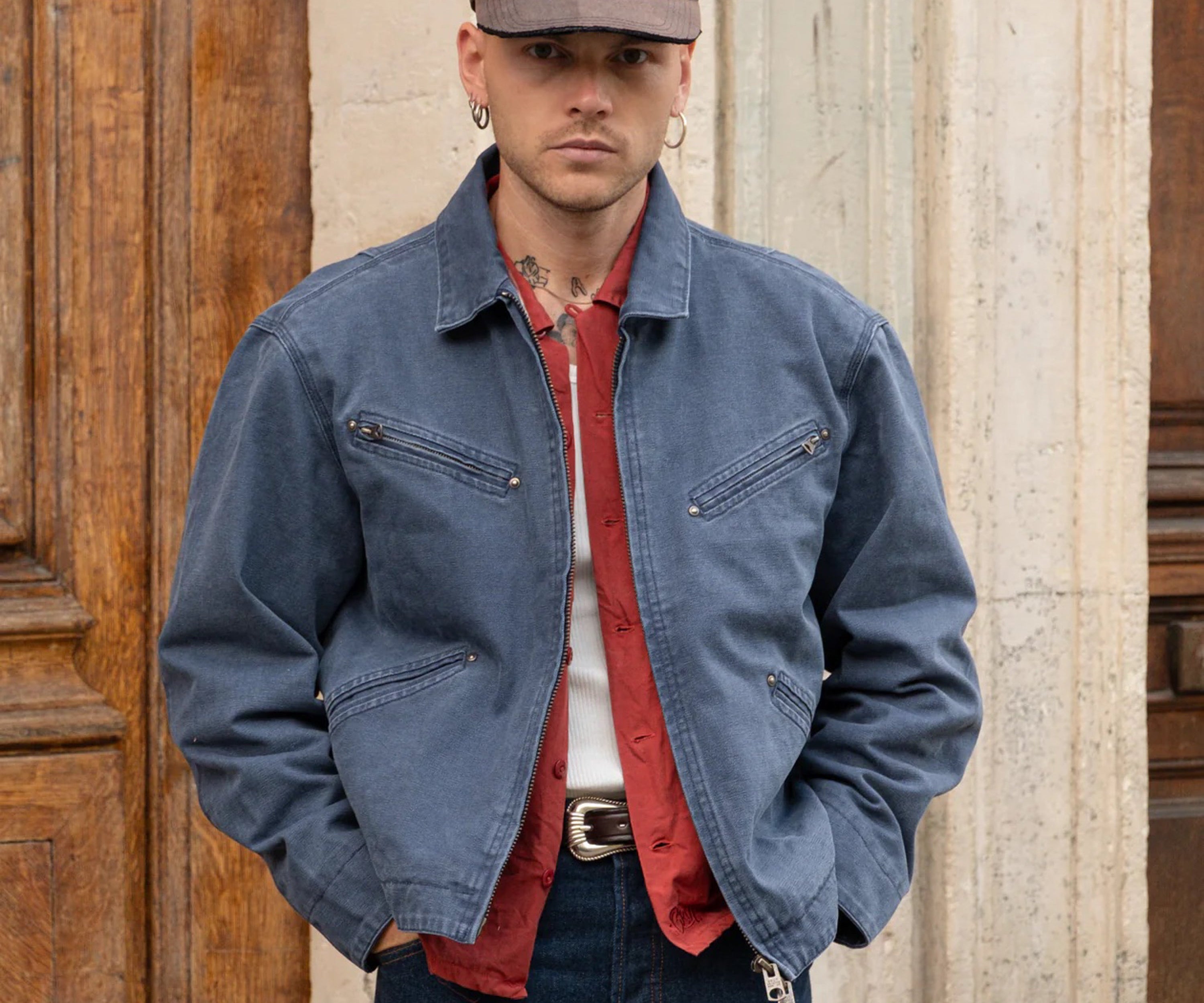 THE BEIRING JACKET Coats & Jackets X-SMALL / BLUE - BRUT Clothing US
