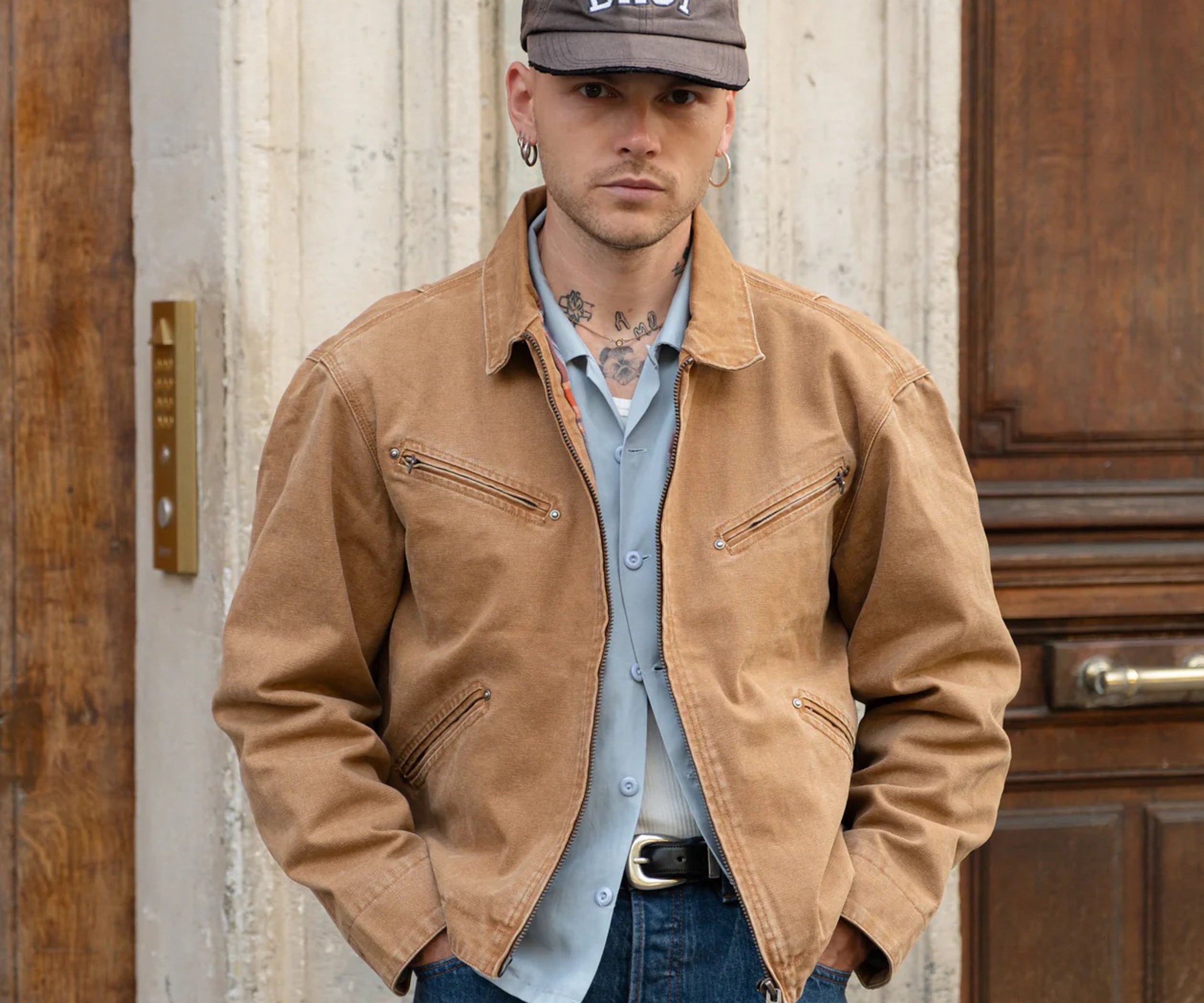 THE BEIRING JACKET Coats & Jackets X-SMALL / DUCK BROWN - BRUT Clothing US