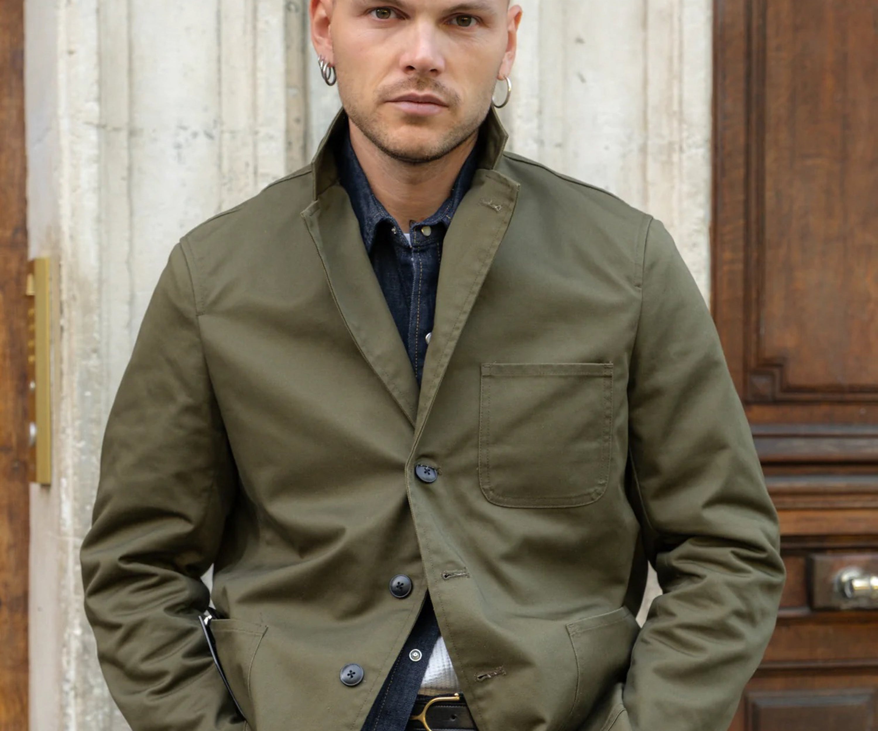 THE BEST CASUAL BLAZER Coats & Jackets X-SMALL / OLIVE GREEN - BRUT Clothing US
