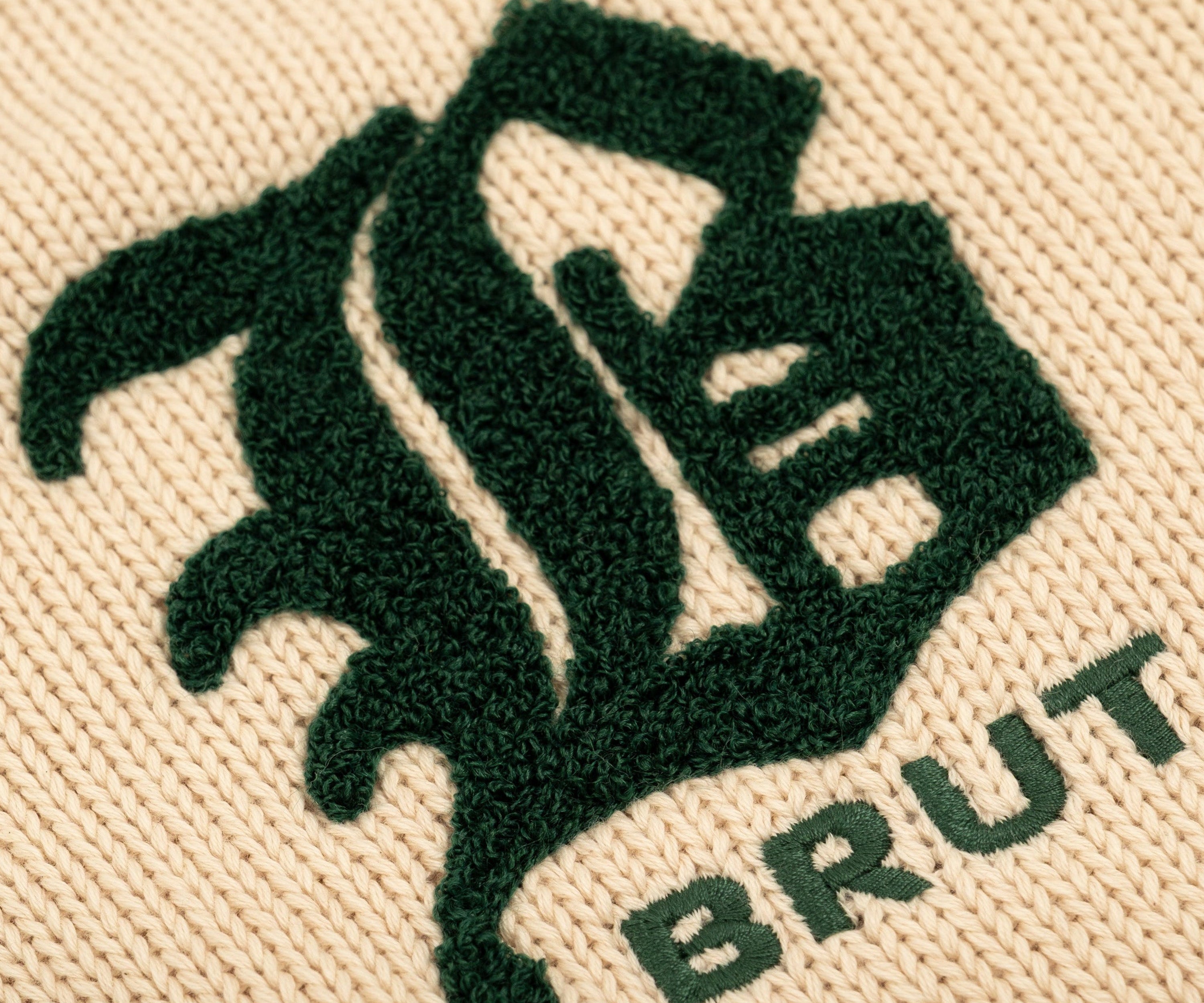 THE BRUT IVY SWEATER Knitwear X-SMALL / IVY GREEN - BRUT Clothing US