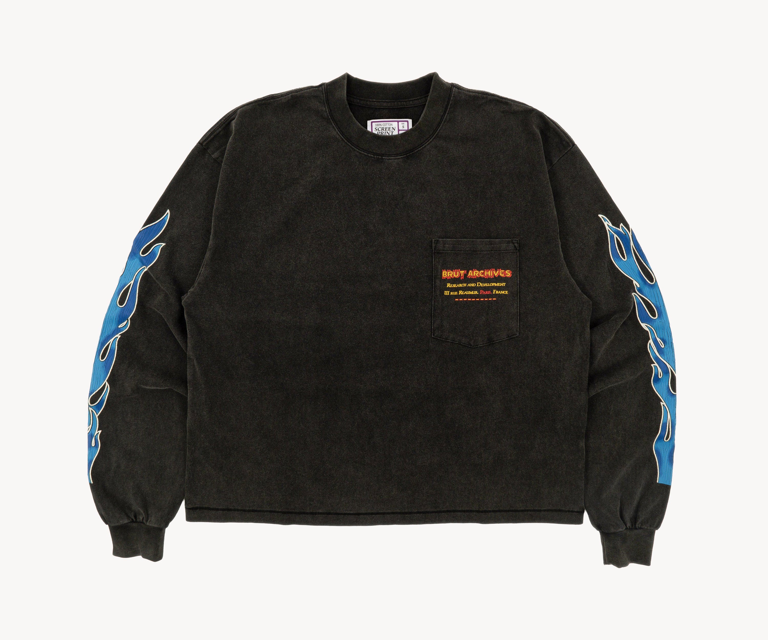 THE RESEARCH TEE T-Shirts X-SMALL / BLACK - BRUT Clothing US
