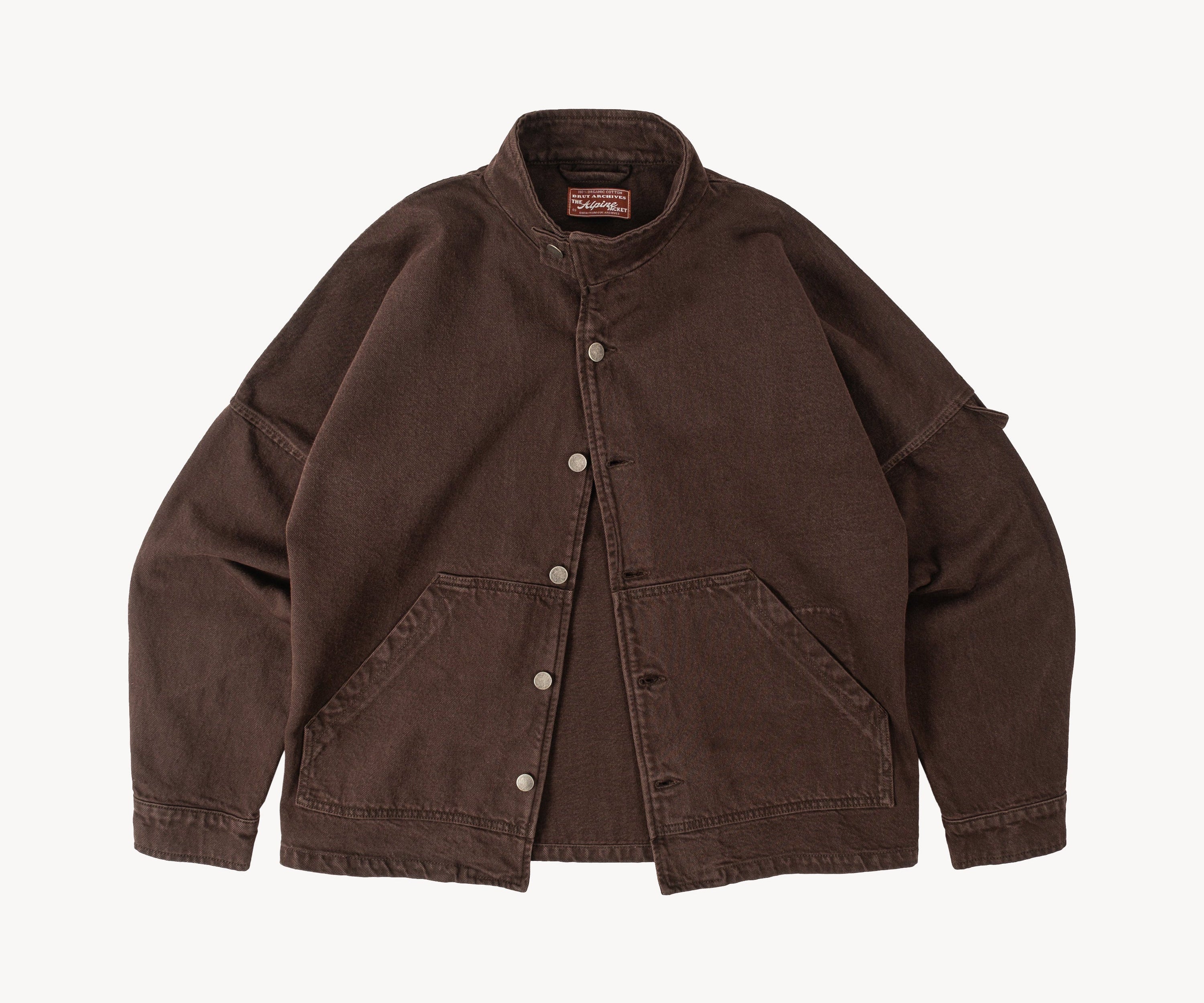 THE ALPINE JACKET Coats & Jackets X-SMALL / BROWN - BRUT Clothing US