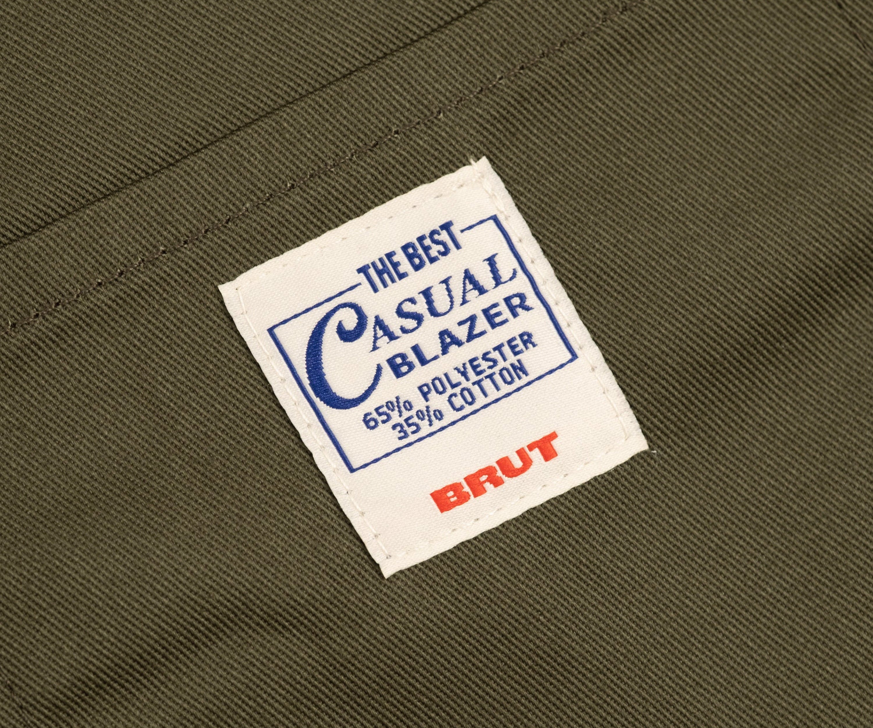 THE BEST CASUAL BLAZER Coats & Jackets X-SMALL / OLIVE GREEN - BRUT Clothing US