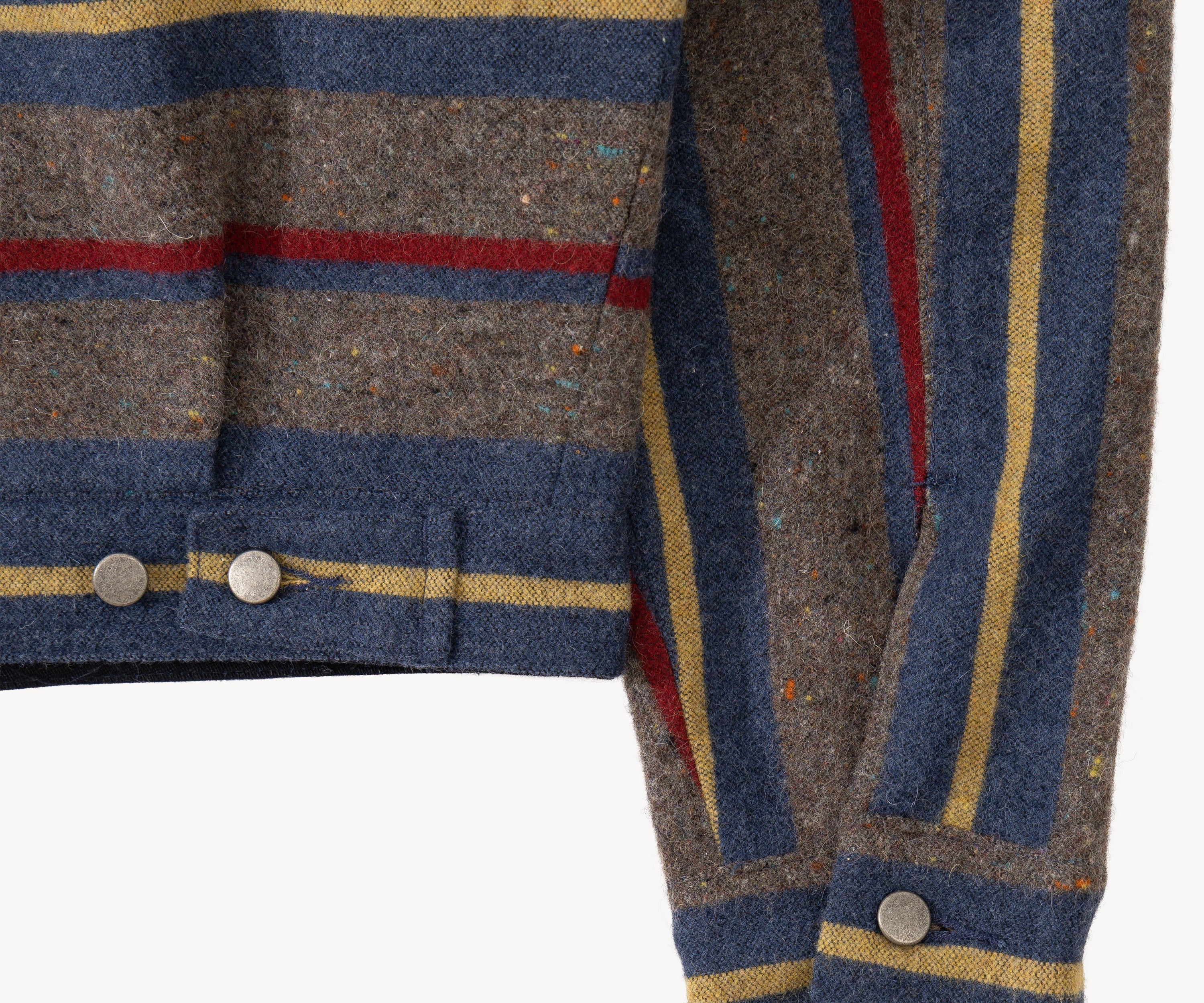 THE DOUBLE PLEATED CANTEEN JACKET Coats & Jackets SMALL / GREY - BRUT Clothing US