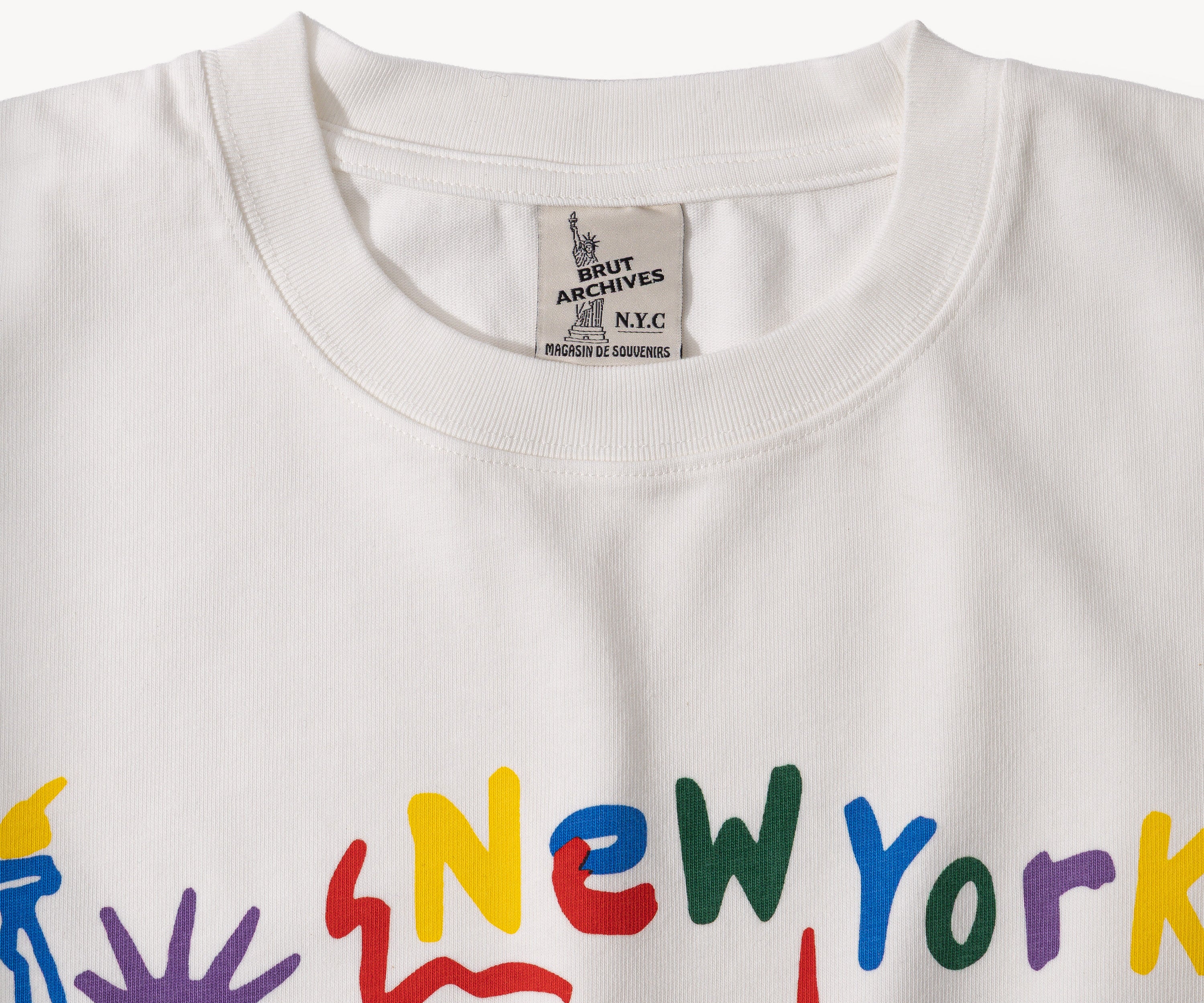 THE NEW YORK SOUVENIRS TEE T-Shirts X-SMALL / WHITE - BRUT Clothing US
