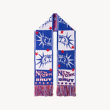 THE NEW YORK SCARF BLUE - BRUT Clothing US