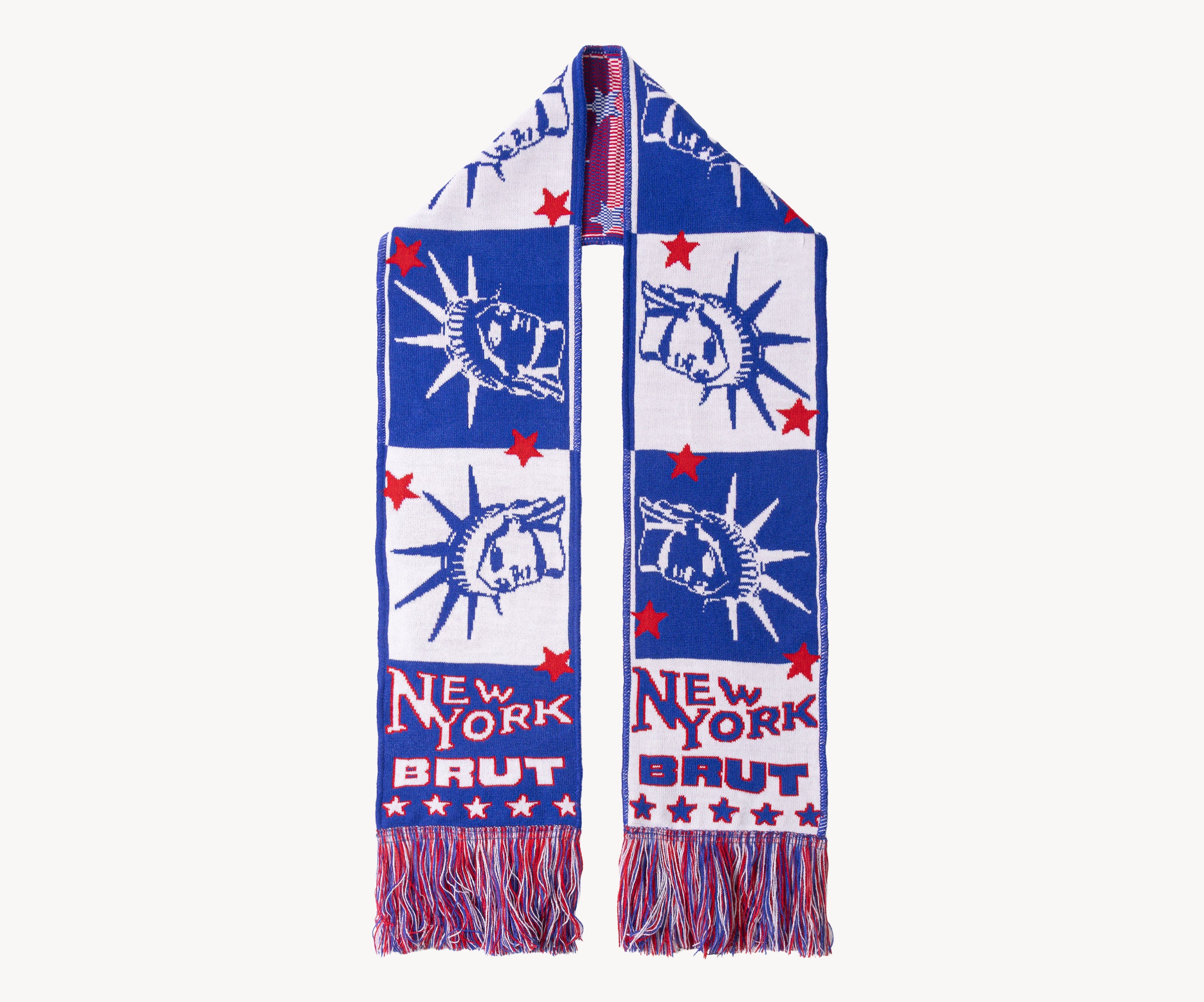 THE NEW YORK SCARF BLUE - BRUT Clothing US