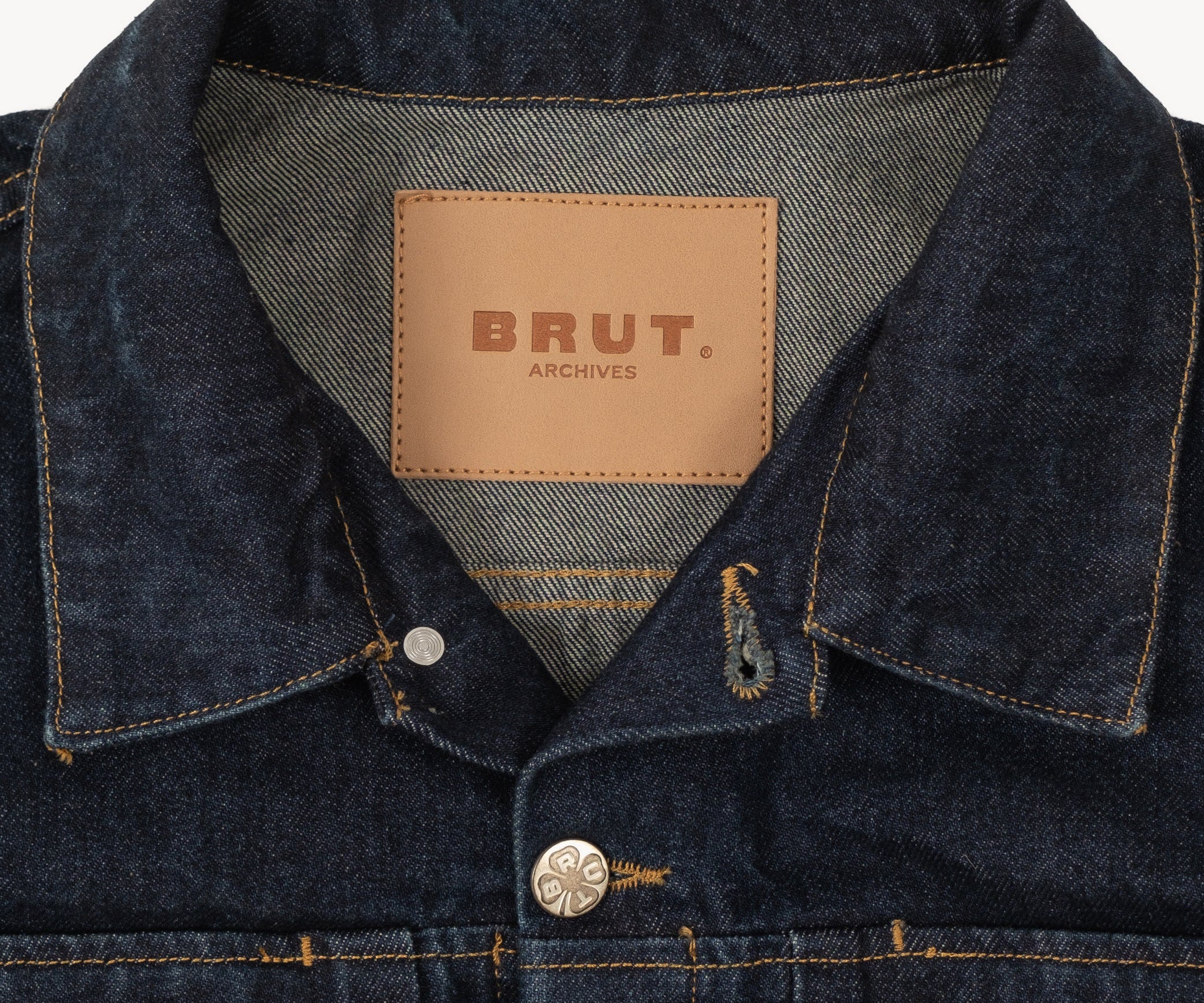 THE PLEATED DENIM JACKET Coats & Jackets X-SMALL / DENIM - BRUT Clothing US
