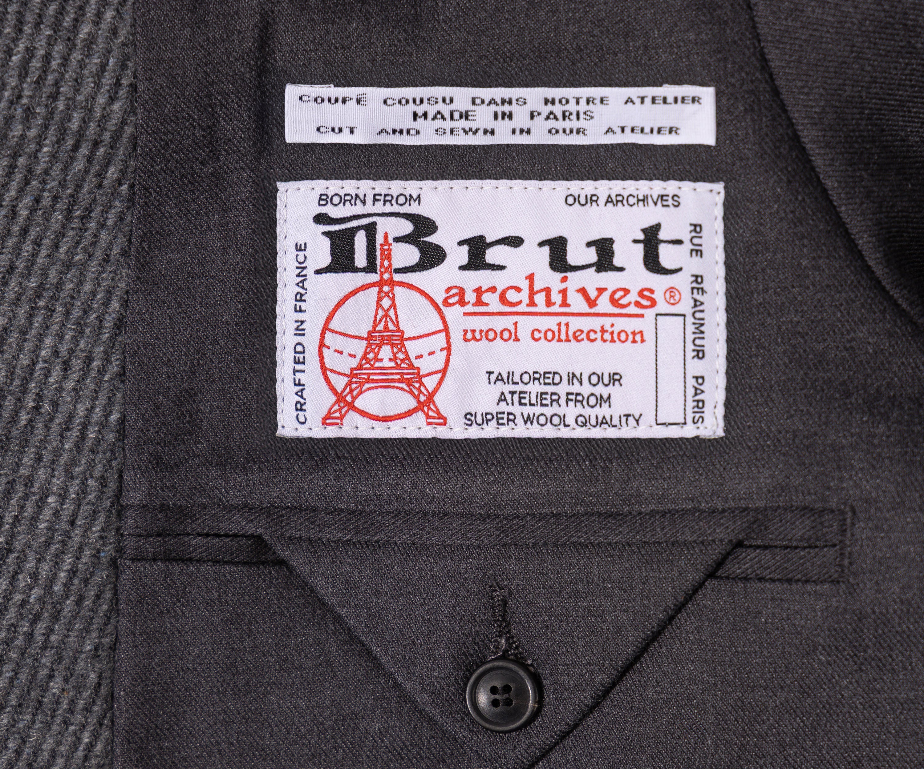 THE POLO COAT Coats & Jackets SMALL / GREY - BRUT Clothing US