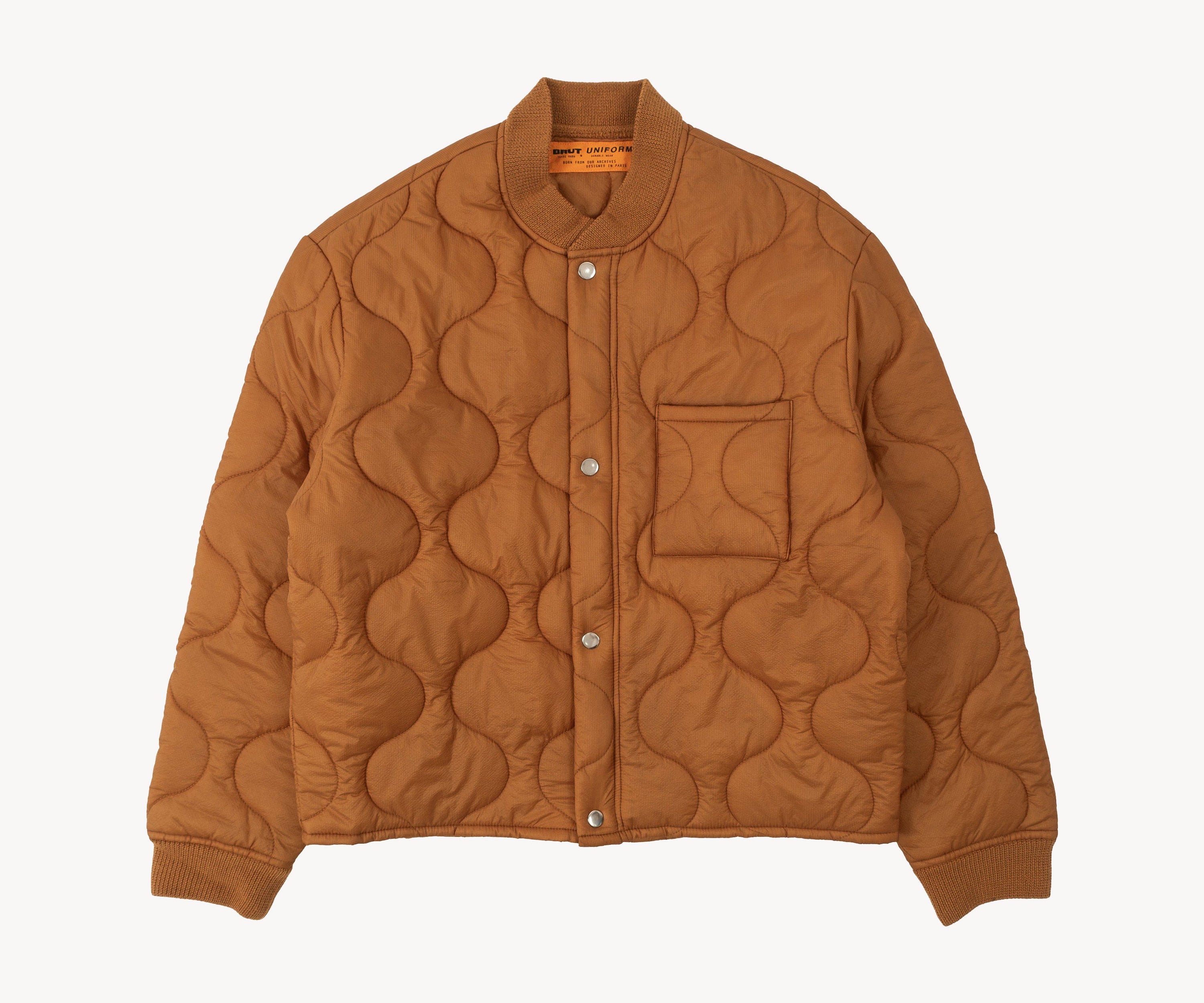 THE RIPSTOP LINER Coats & Jackets X-SMALL / RUST - BRUT Clothing US