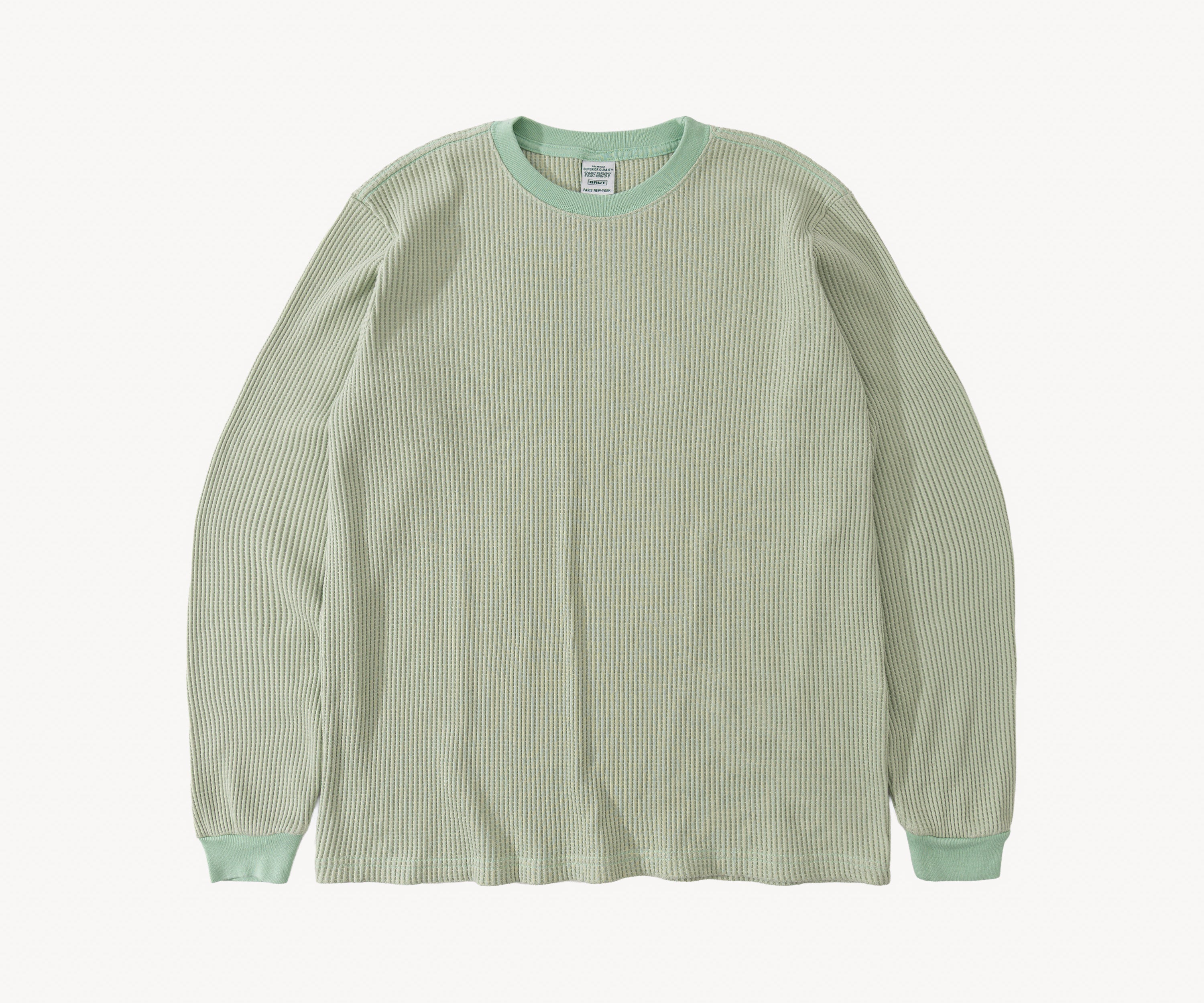 THE BEST THERMAL T-Shirts X-SMALL / LIGHT GREEN - BRUT Clothing US