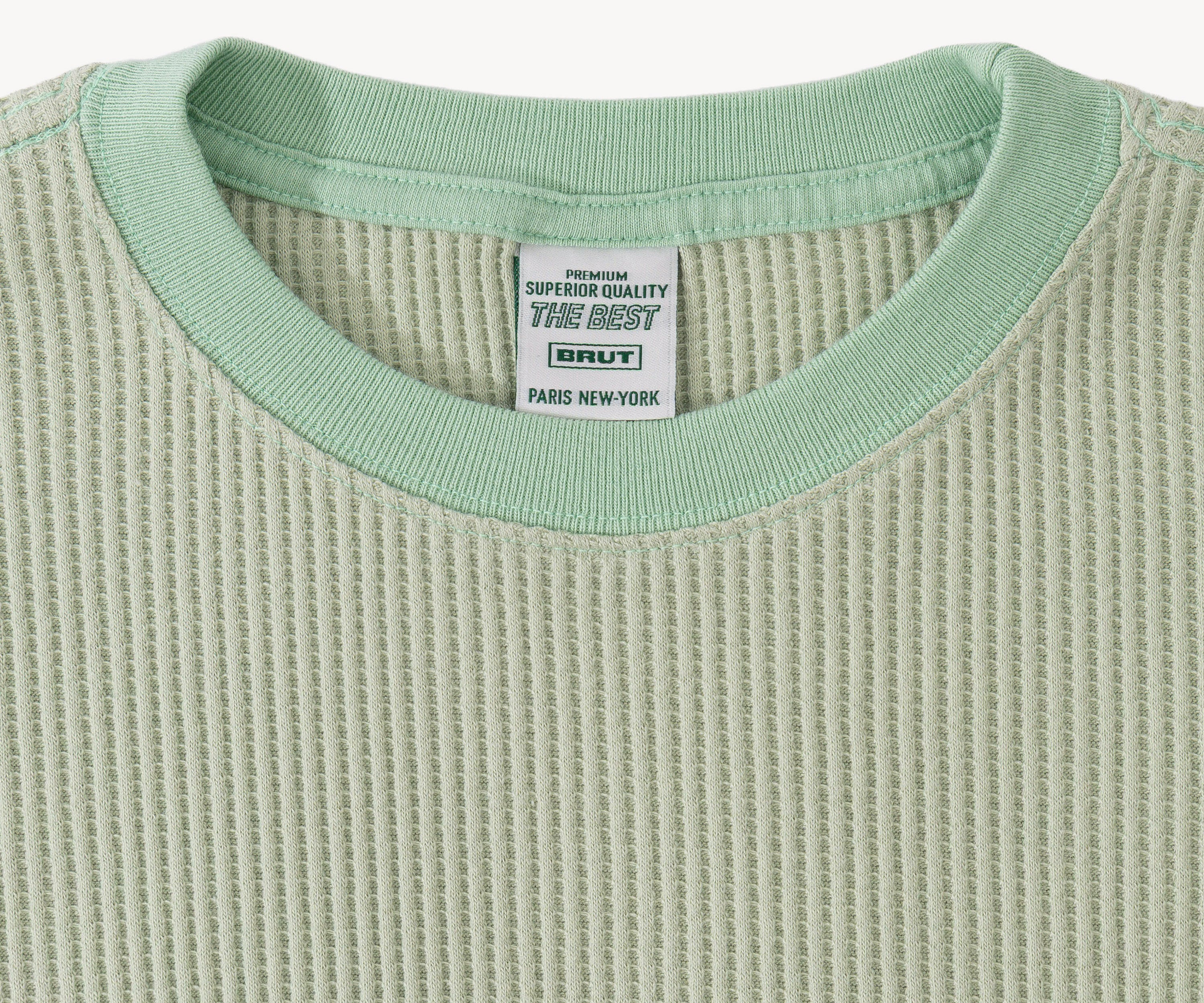 THE BEST THERMAL T-Shirts X-SMALL / LIGHT GREEN - BRUT Clothing US