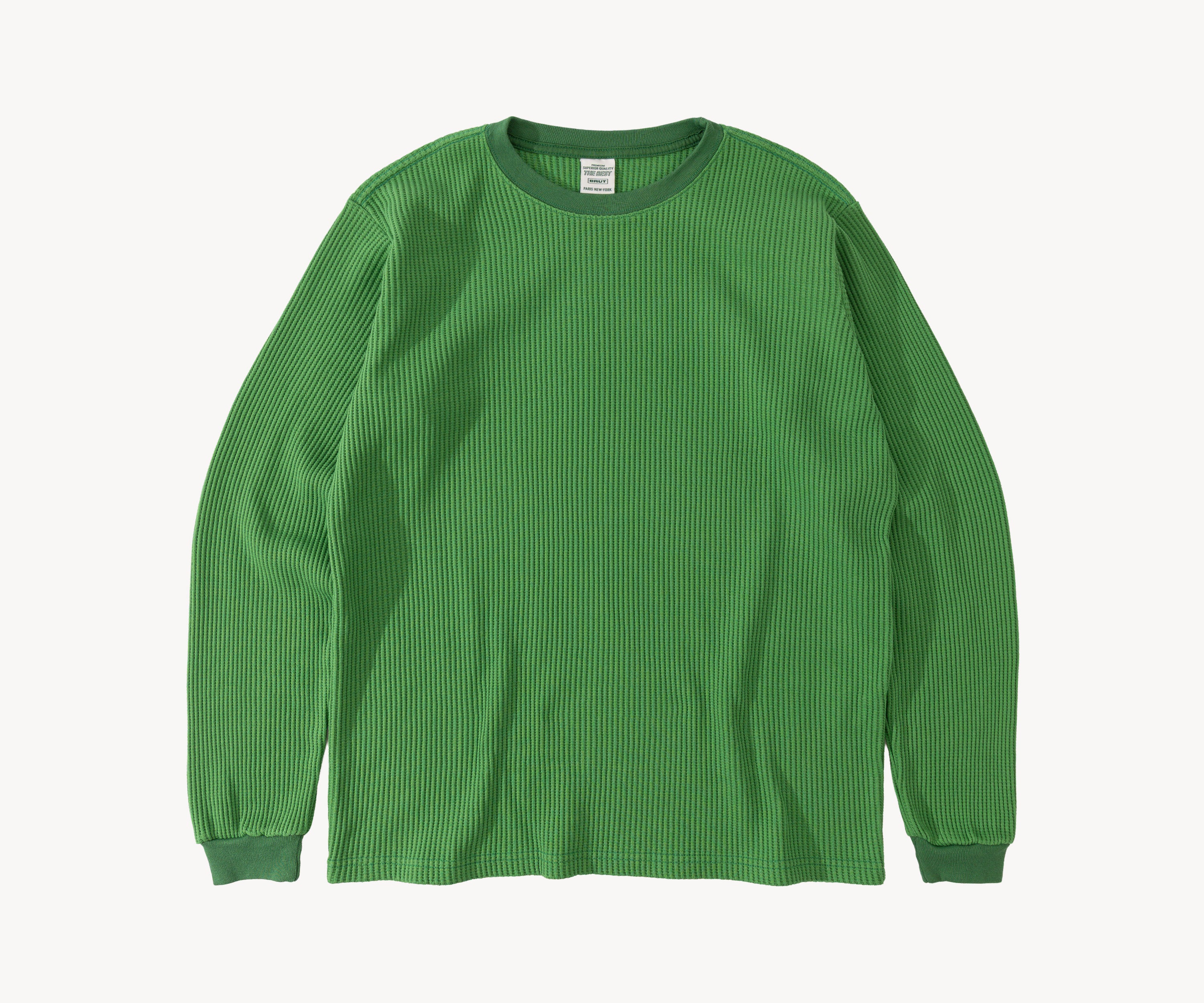 THE BEST THERMAL T-Shirts X-SMALL / GREEN - BRUT Clothing US