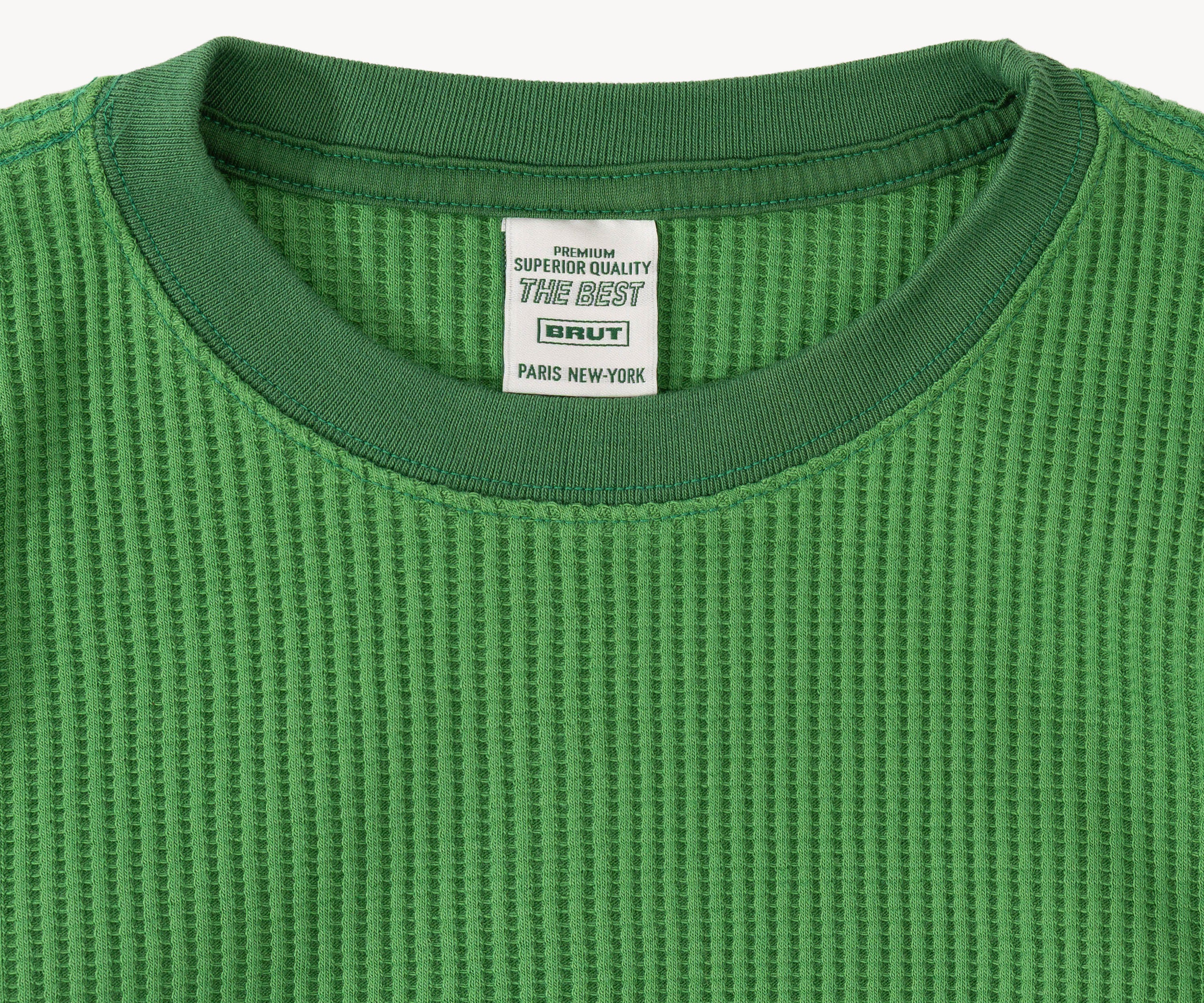 THE BEST THERMAL T-Shirts X-SMALL / GREEN - BRUT Clothing US