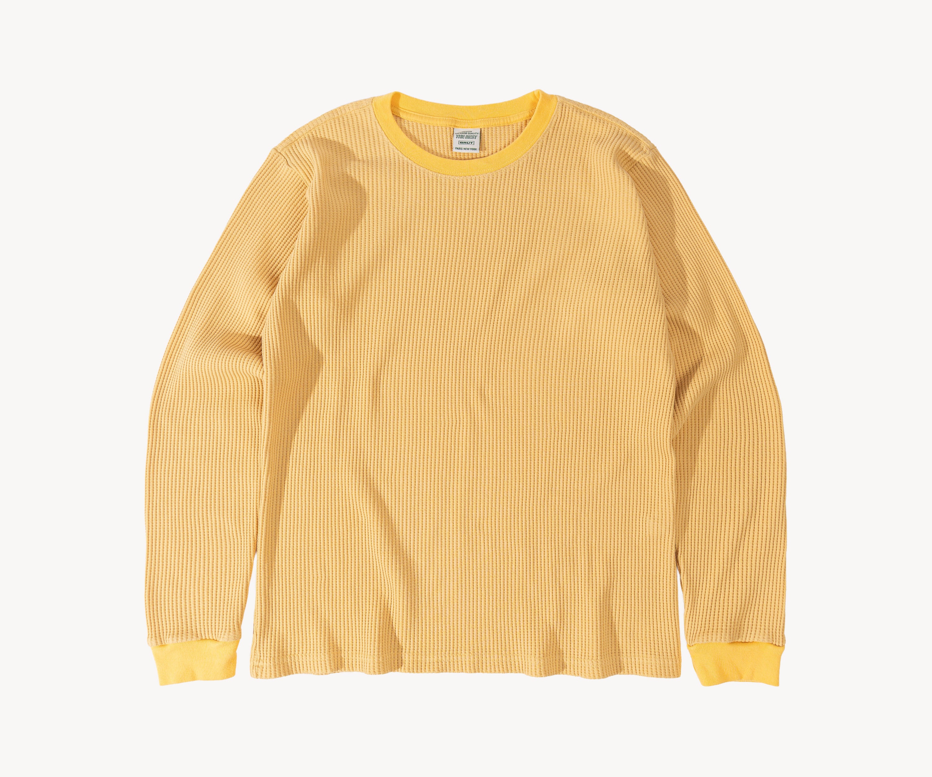 THE BEST THERMAL T-Shirts X-SMALL / YELLOW - BRUT Clothing US