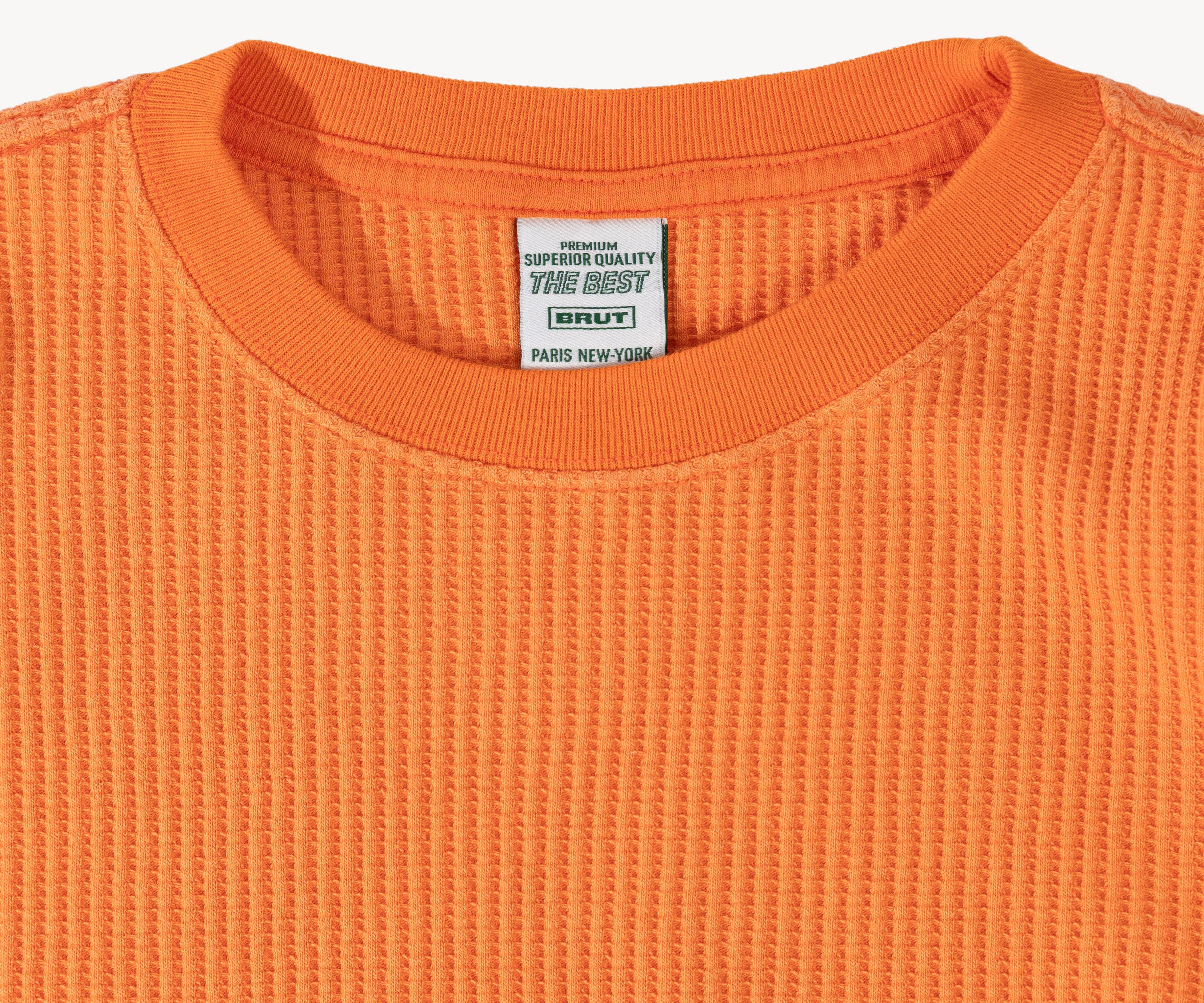 THE BEST THERMAL T-Shirts X-SMALL / BRIGHT ORANGE - BRUT Clothing US