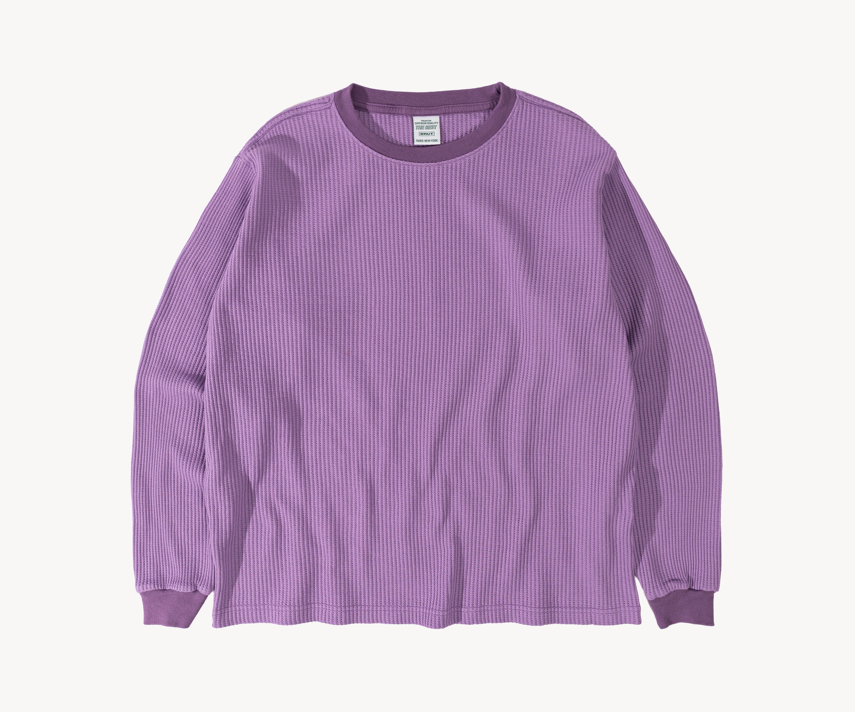 THE BEST THERMAL T-Shirts X-SMALL / PURPLE - BRUT Clothing US