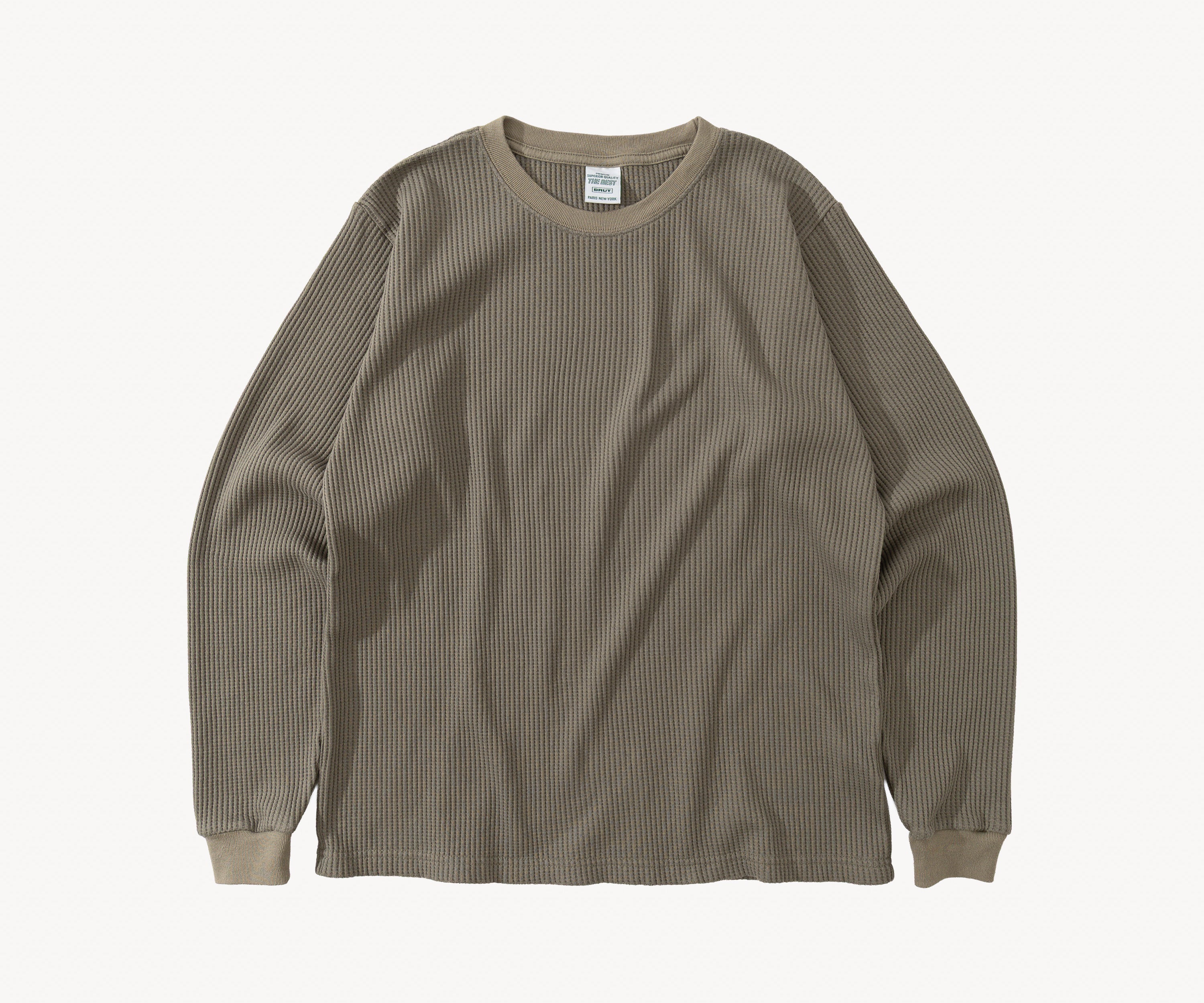 THE BEST THERMAL T-Shirts X-SMALL / OLIVE GREEN - BRUT Clothing US