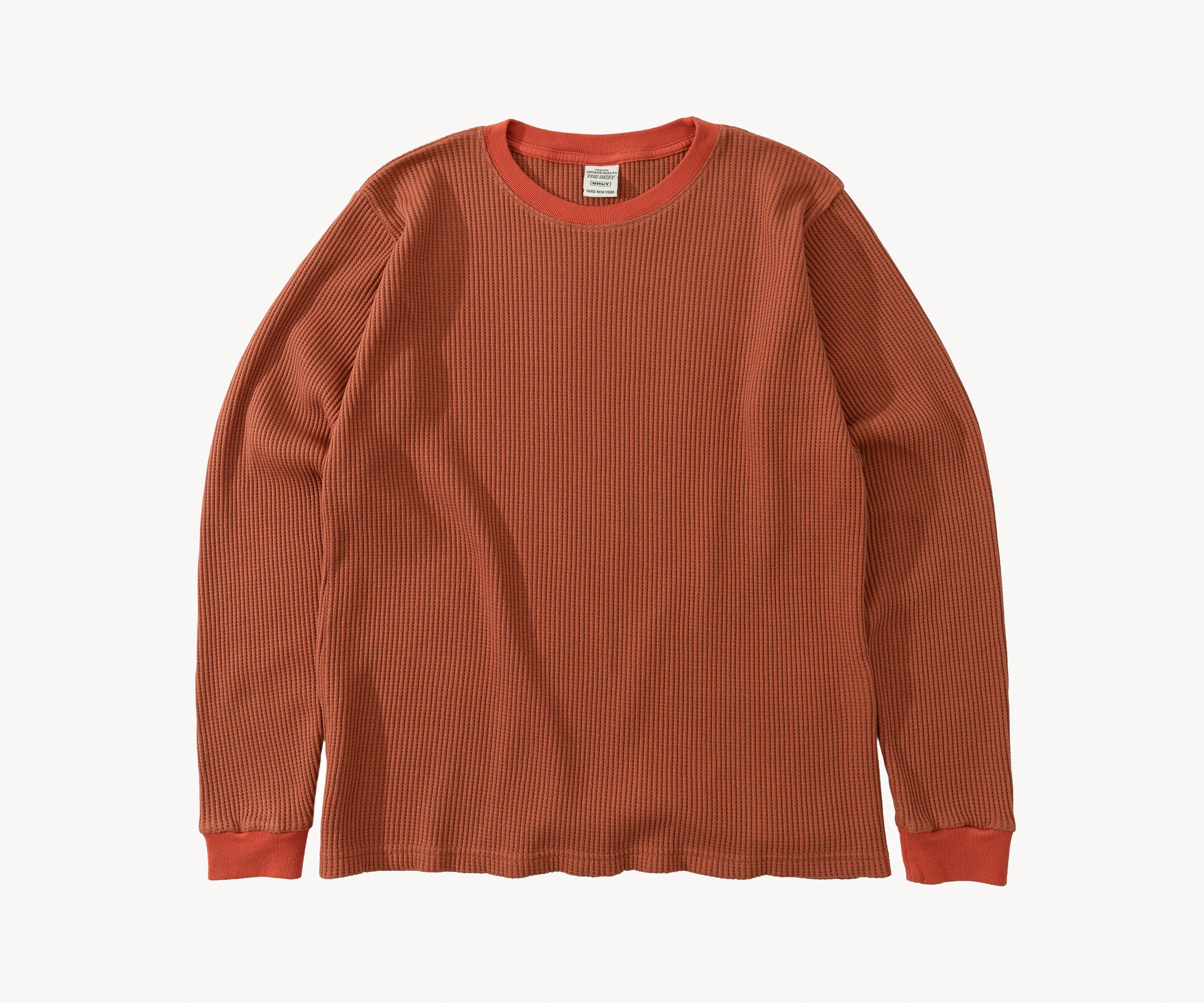 THE BEST THERMAL T-Shirts X-SMALL / FADED ORANGE - BRUT Clothing US