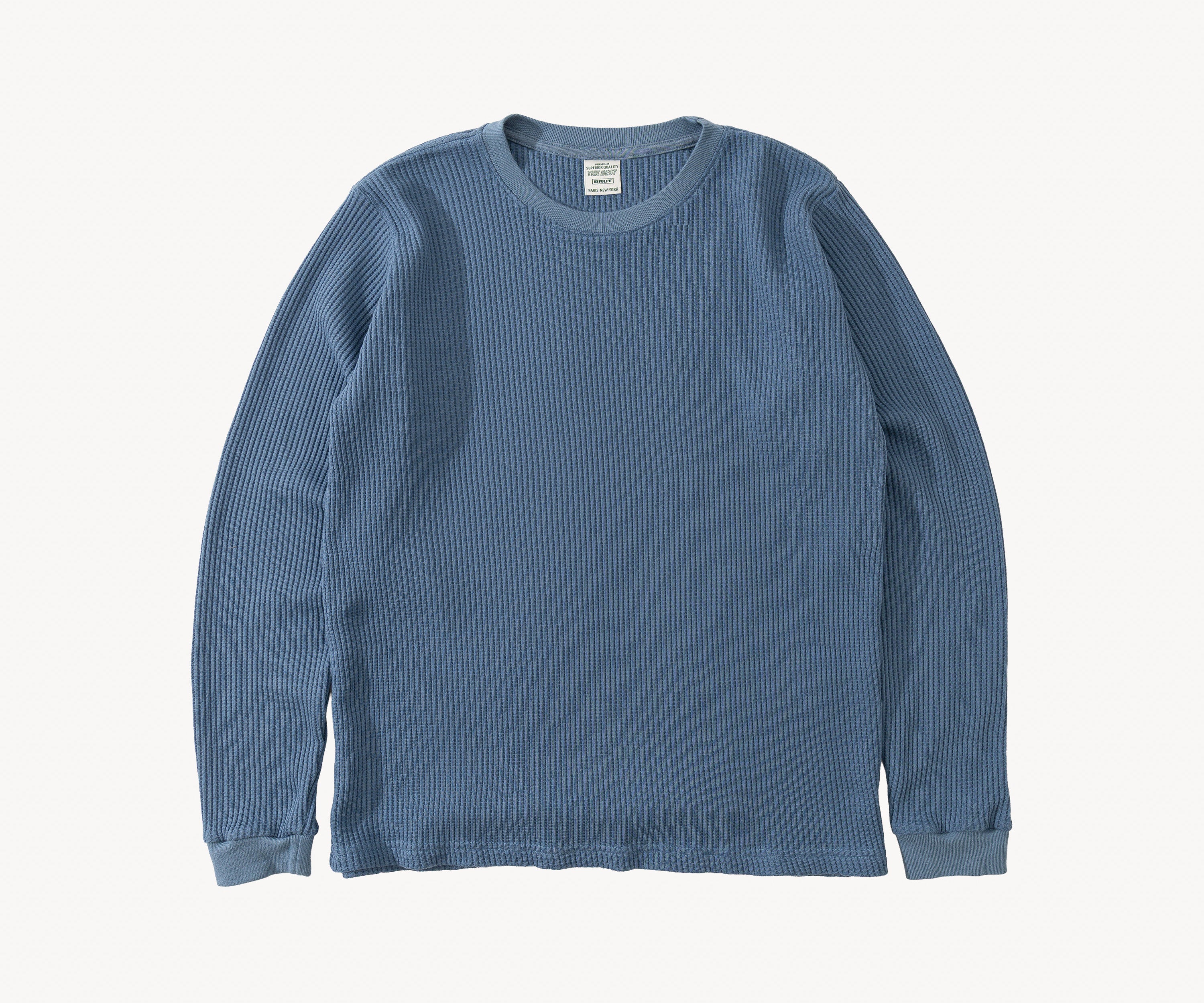 THE BEST THERMAL T-Shirts X-SMALL / ROYAL BLUE - BRUT Clothing US