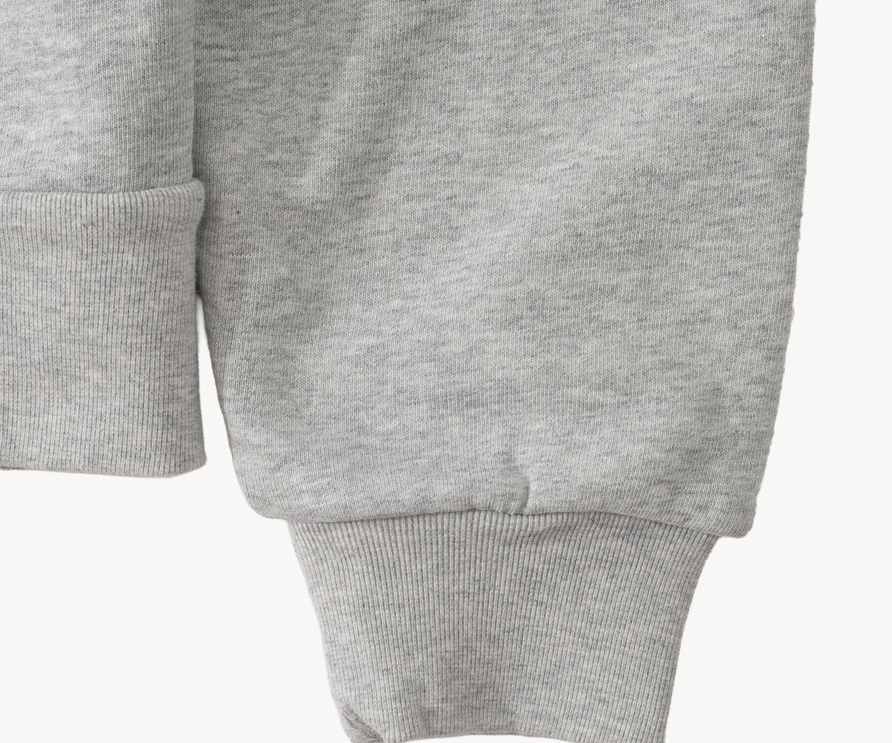 THE THERMAL ZIP SWEAT Sweatshirts X-SMALL / HEATHER GREY - BRUT Clothing US
