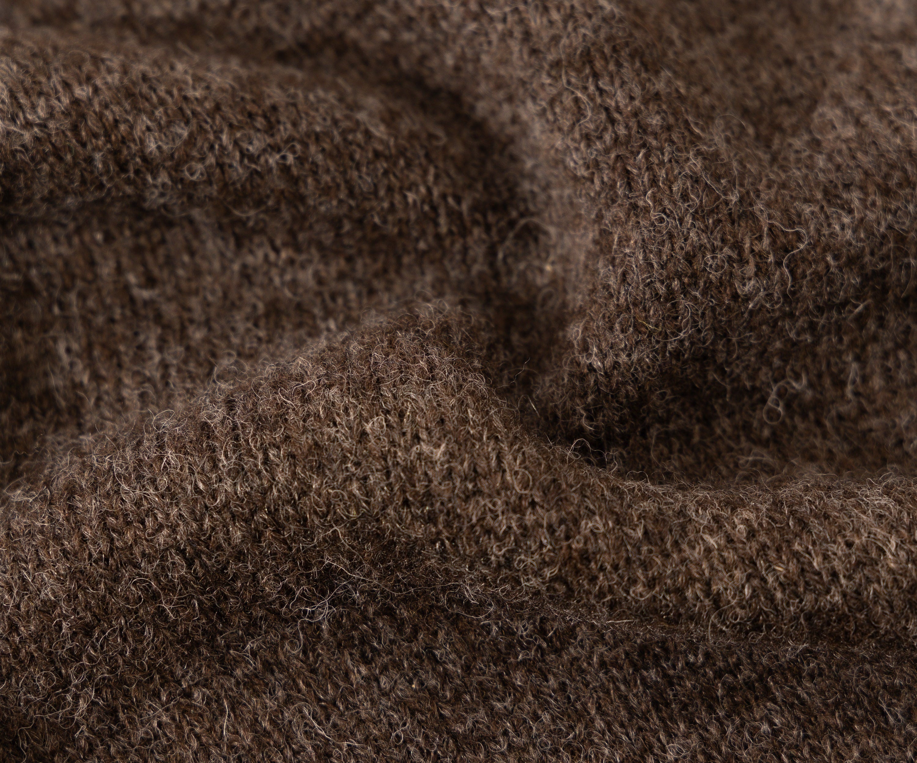THE SHETLAND POLO Knitwear X-SMALL / BROWN - BRUT Clothing US