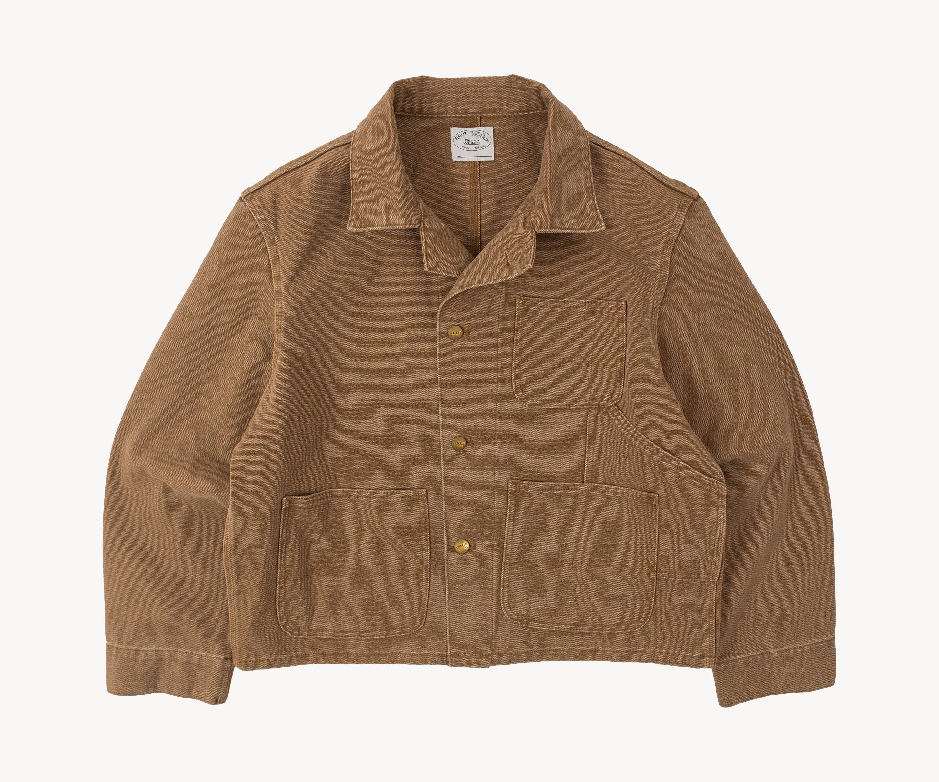 THE TOOLS JACKET Coats & Jackets X-SMALL / BROWN - BRUT Clothing US
