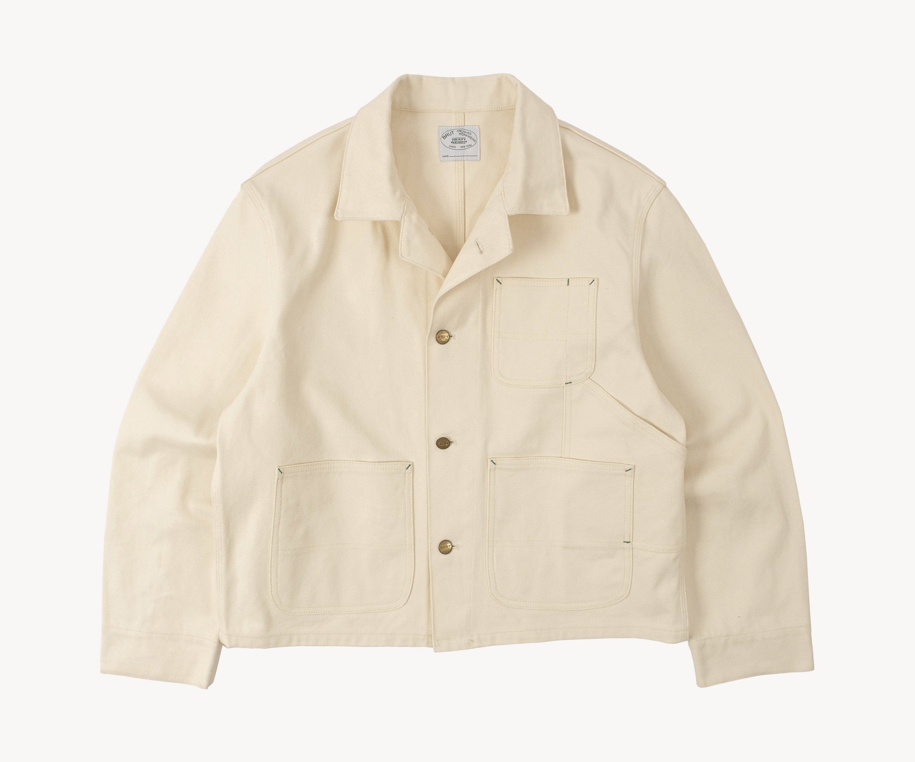 THE TOOLS JACKET Coats & Jackets X-SMALL / WHITE - BRUT Clothing US