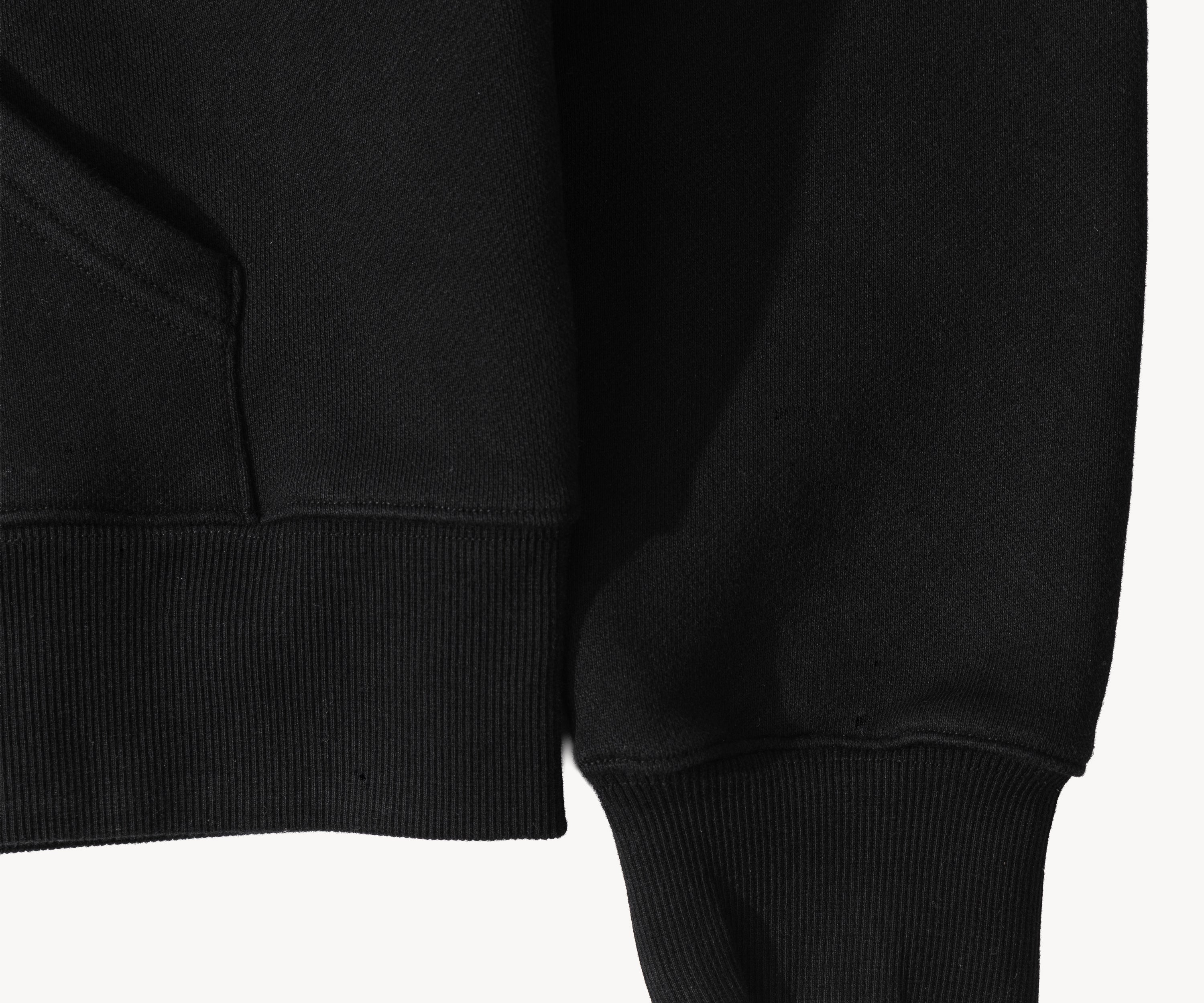 THE ZIP SWEAT Sweatshirts X-SMALL / BLACK - BRUT Clothing US