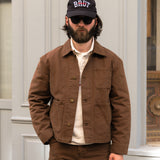 THE TOOLS JACKET Coats & Jackets X-SMALL / BROWN CANVAS - BRUT Clothing US
