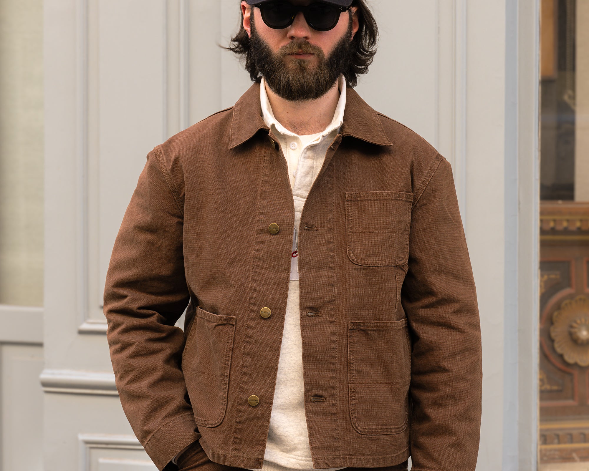 THE TOOLS JACKET Coats & Jackets X-SMALL / BROWN CANVAS - BRUT Clothing US