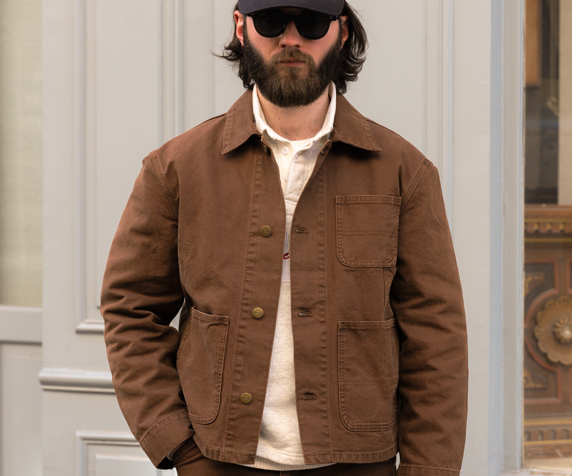 THE TOOLS JACKET Coats & Jackets X-SMALL / BROWN CANVAS - BRUT Clothing US