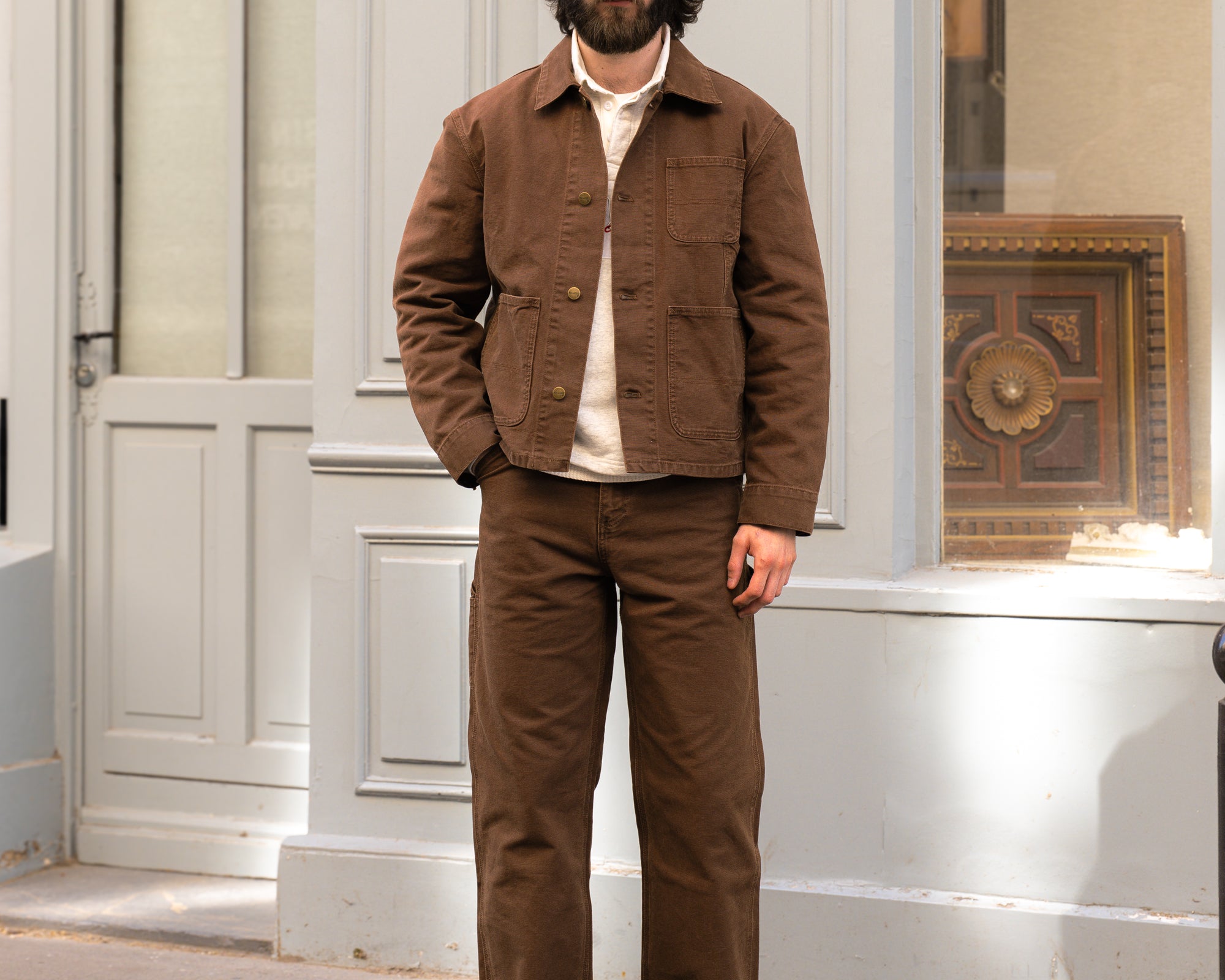 THE TOOLS PANTS Pants US26 / BROWN CANVAS - BRUT Clothing US