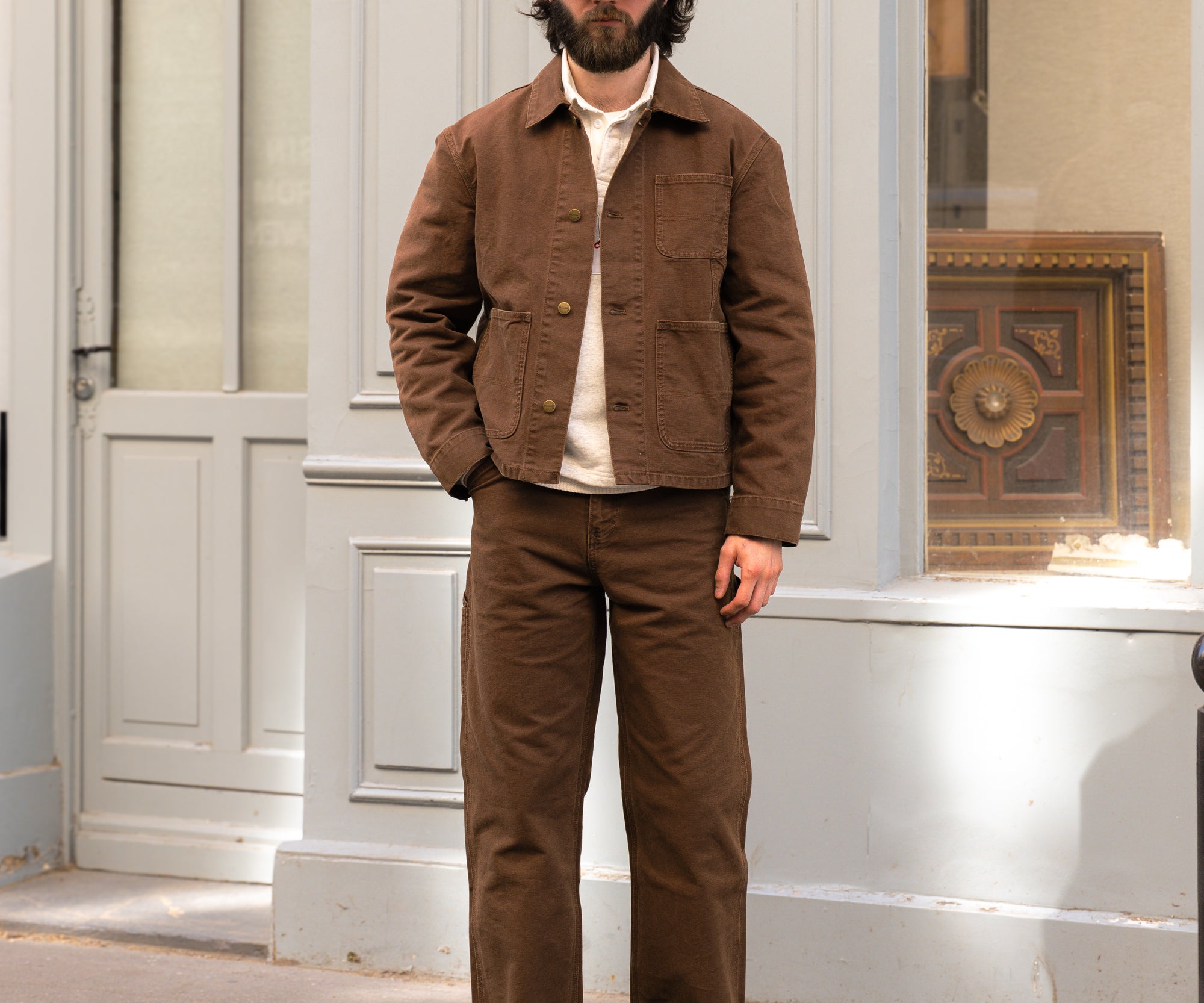 THE TOOLS PANTS Pants US26 / BROWN CANVAS - BRUT Clothing US